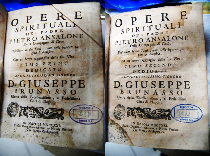 Opere spirituali del padre pietro ansalone della compagnia di Gesù …