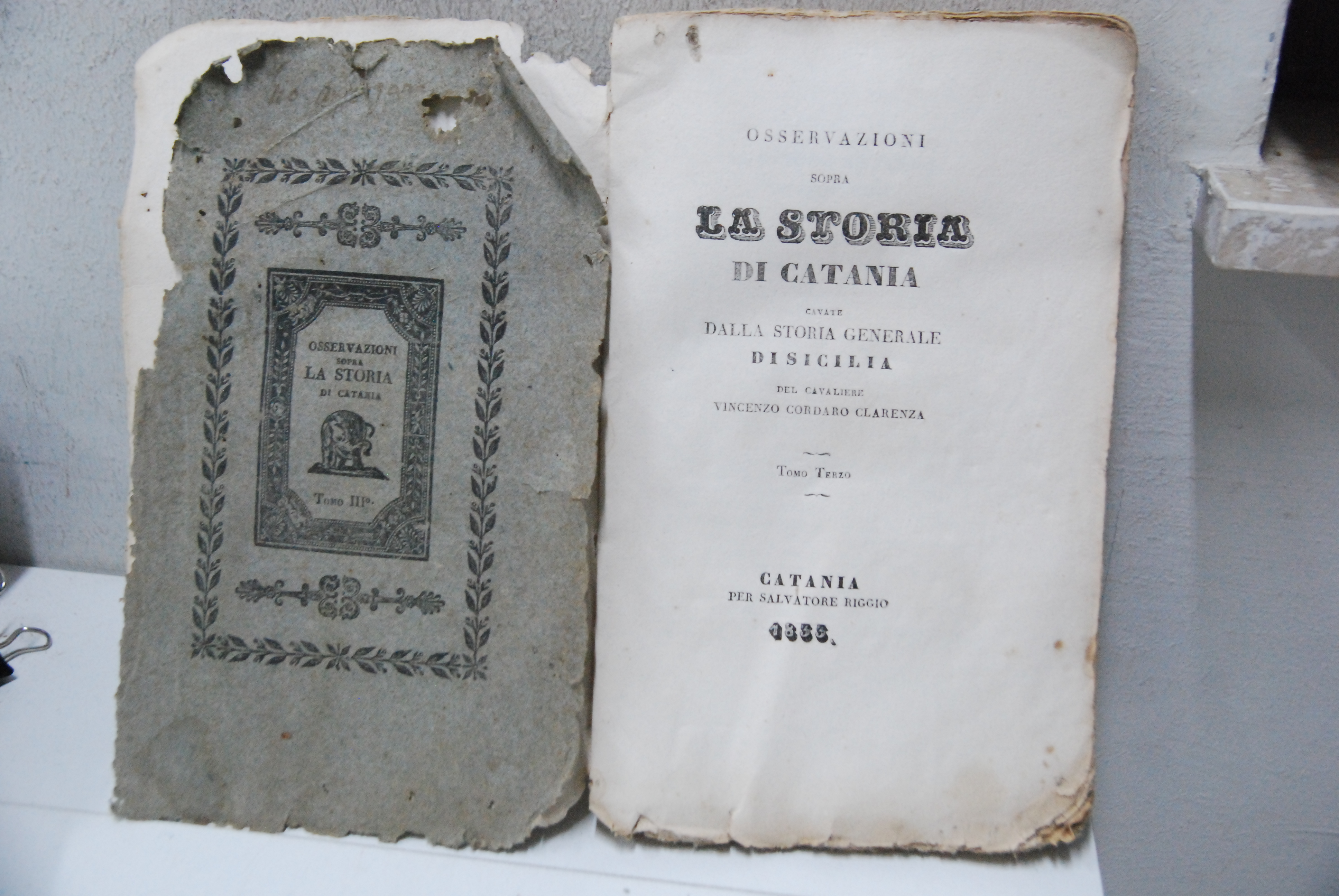 osservazioni sopra la storia di catania cavate dalla storia generale …