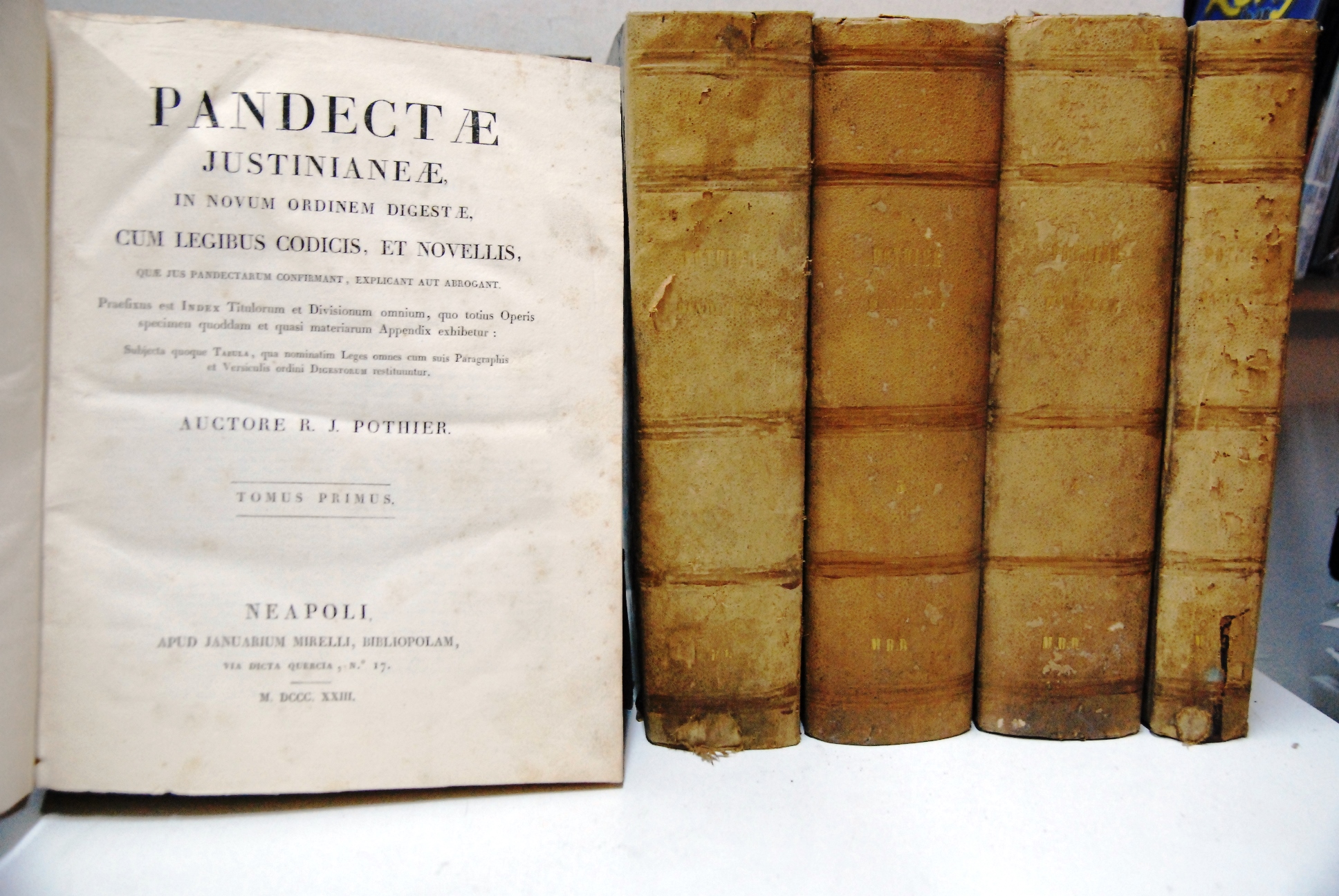 Pandectae justinianee in novum ordinem digestae cum legibus codicis et …