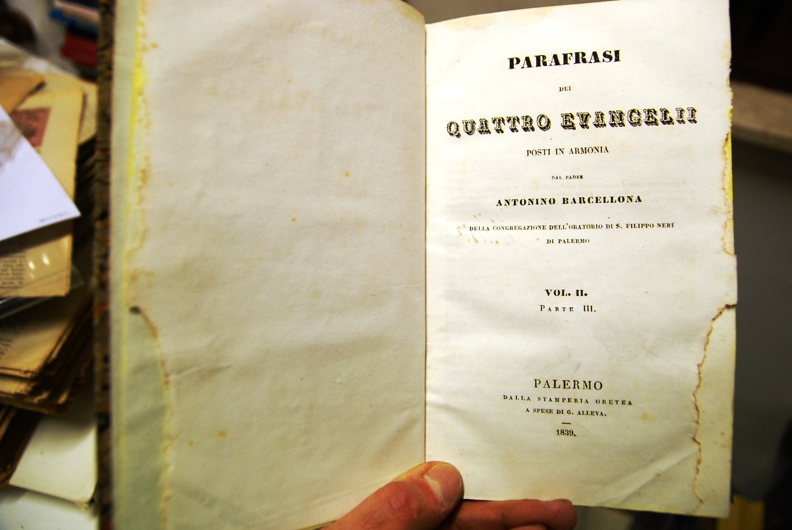 Parafrasi dei Quattro Evangeli, volume II parte III