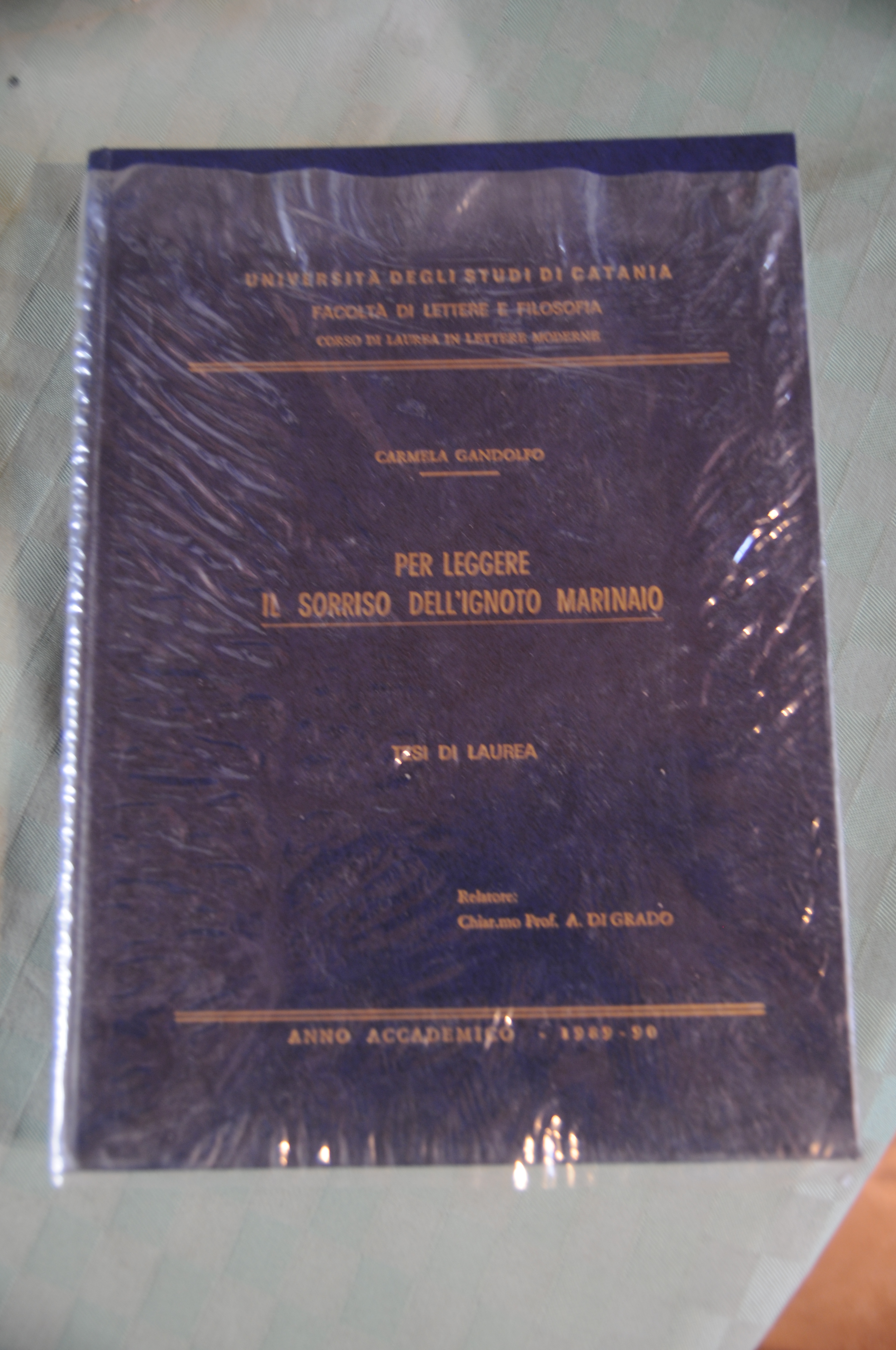 per leggere il sorriso dell'ignoto marinaio