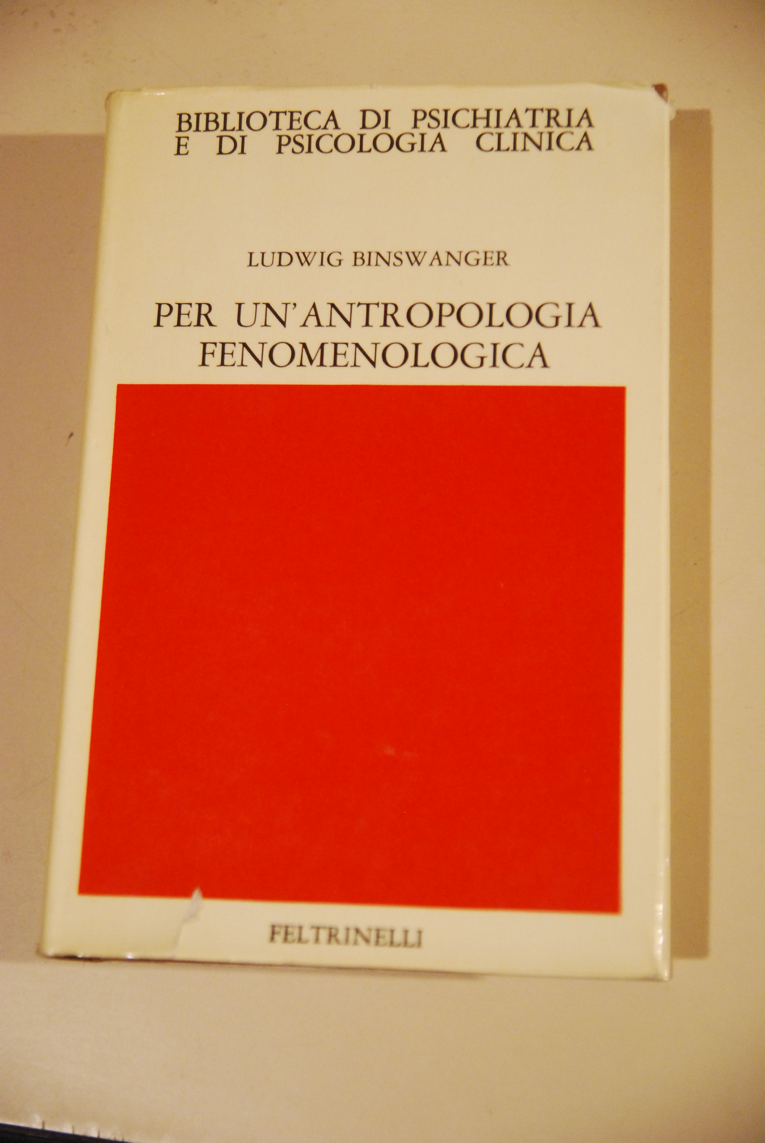 per un'antropologia fenomenologica NUOVISSIMO