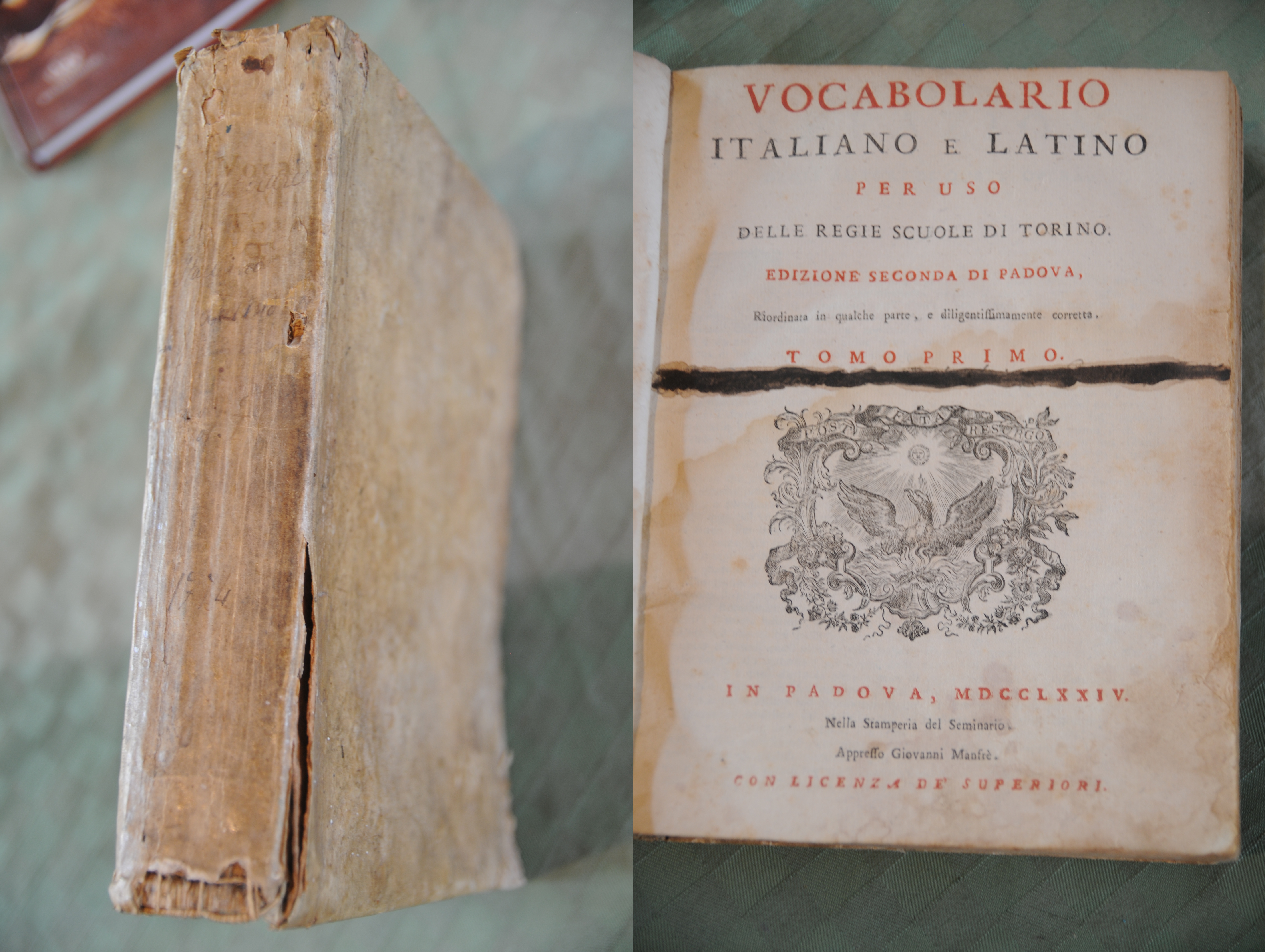 per uso delle regie scuole di torino tomo primo