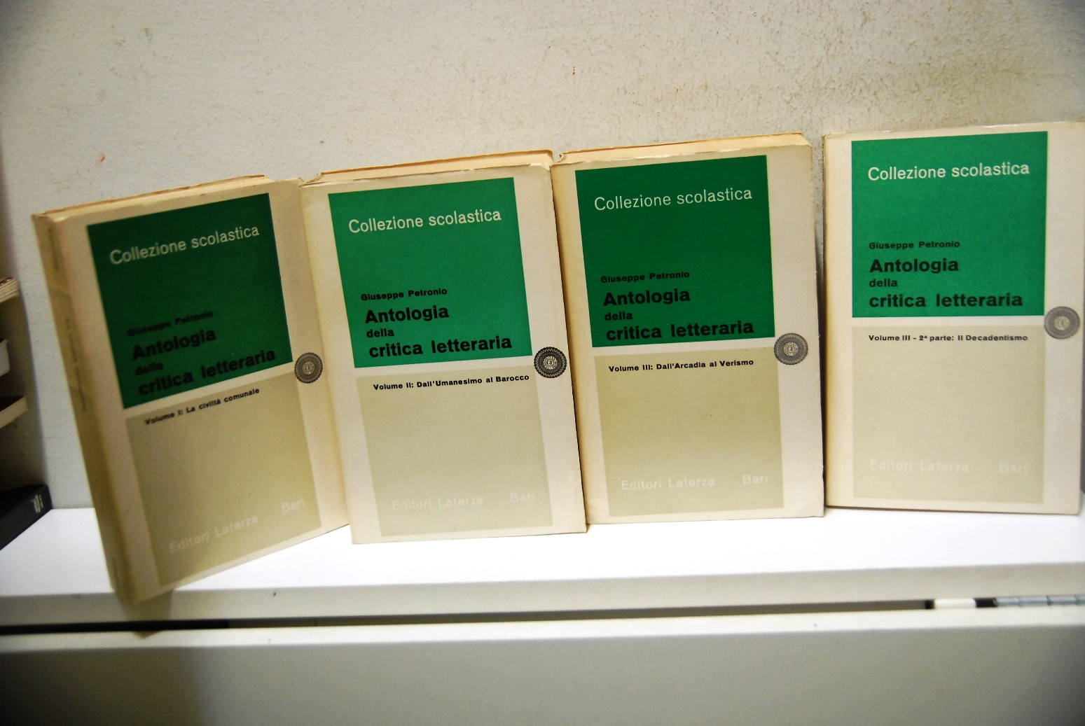 Petronio, Antologia della Critica Letteraria in 4 volumi