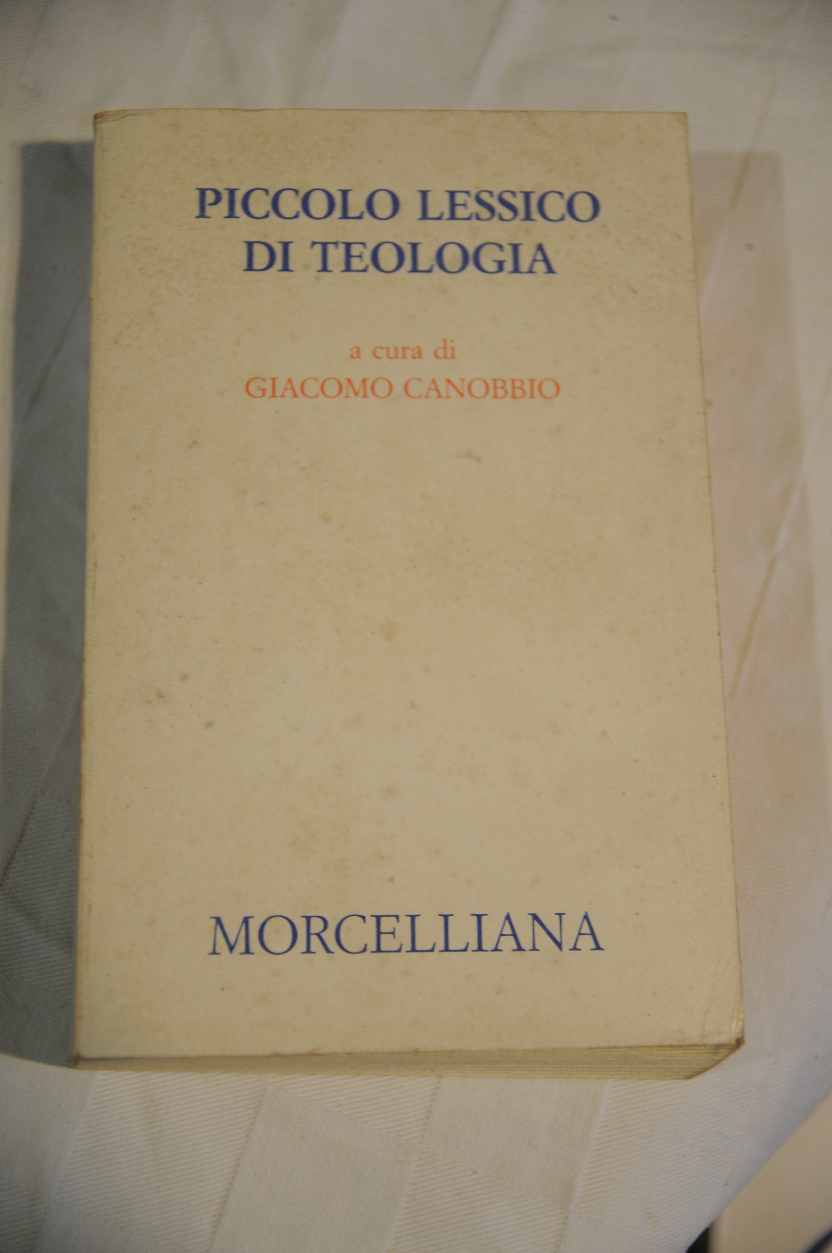 piccolo lessico di teologia 1a edizione (sigla di possesso)