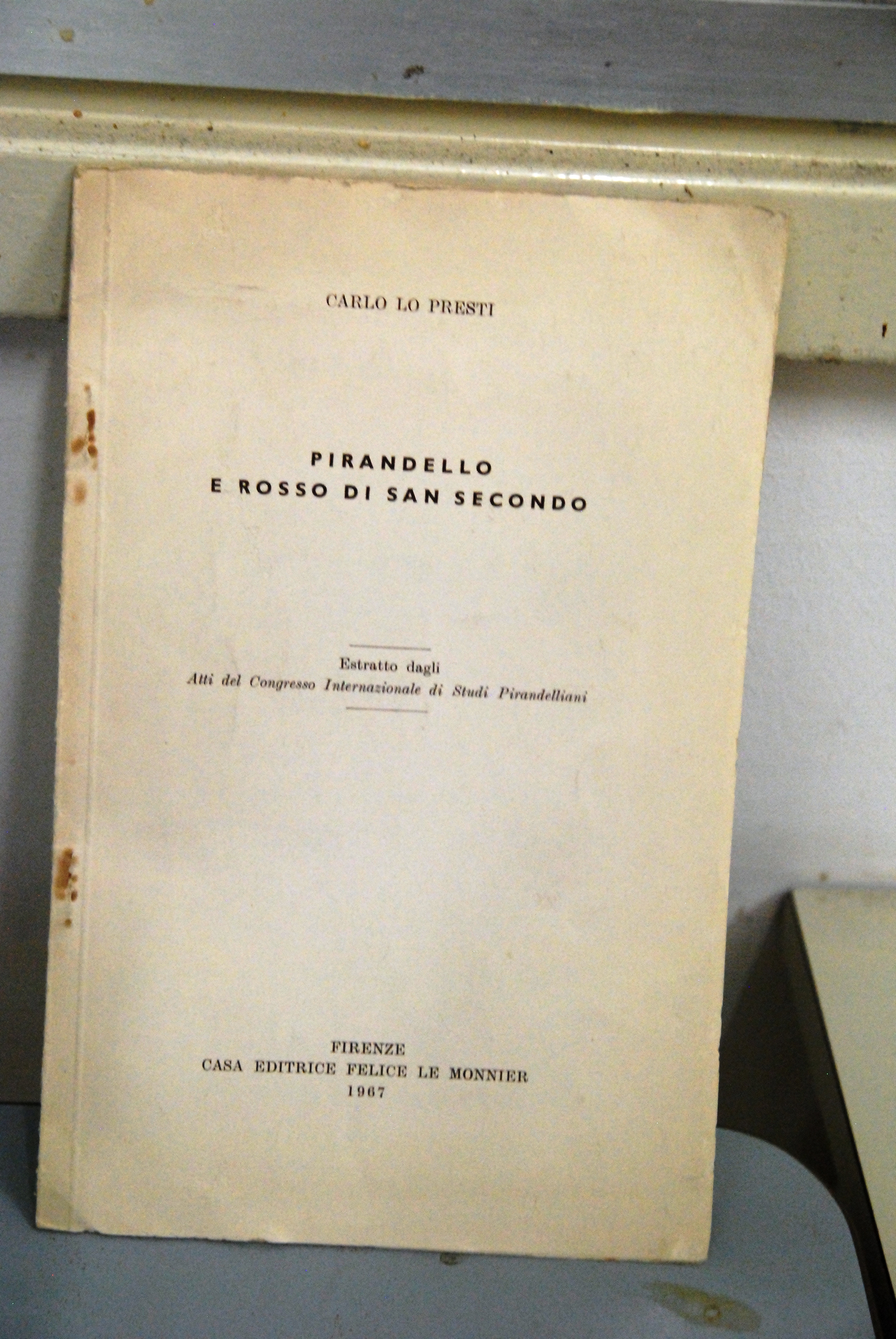 pirandello e rosso di san secondo