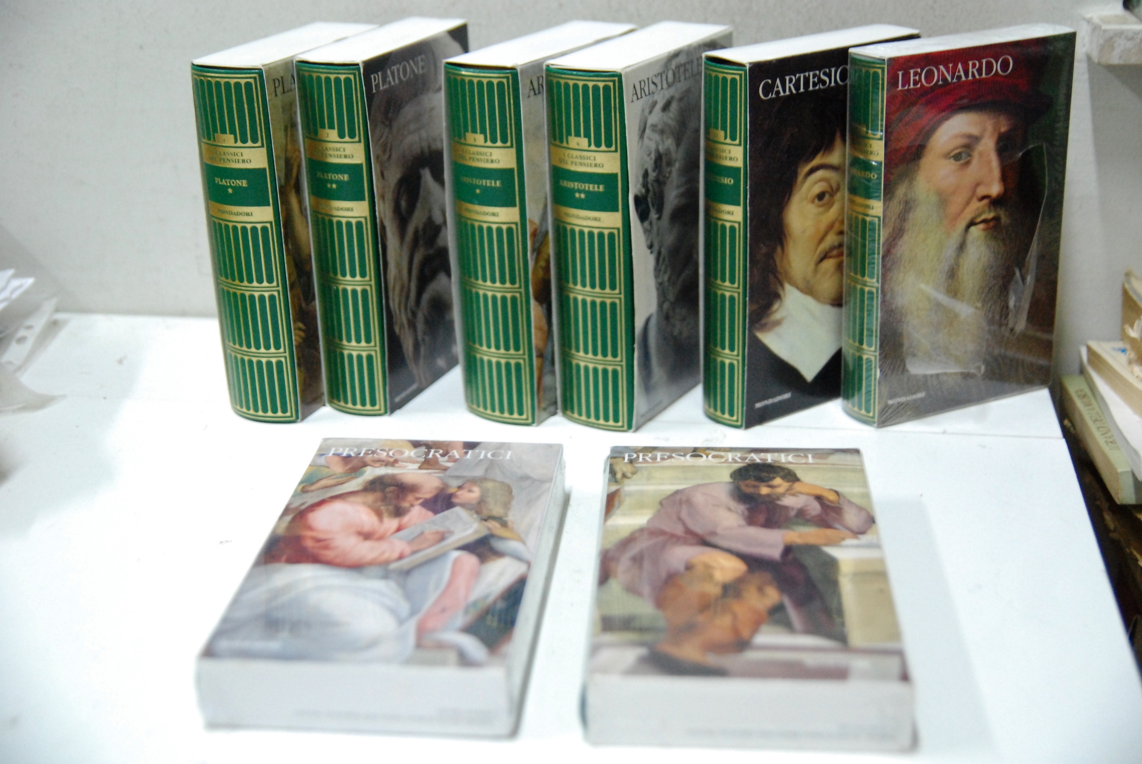 platone cartesio leonardo 4 voll. (anche sfusi)