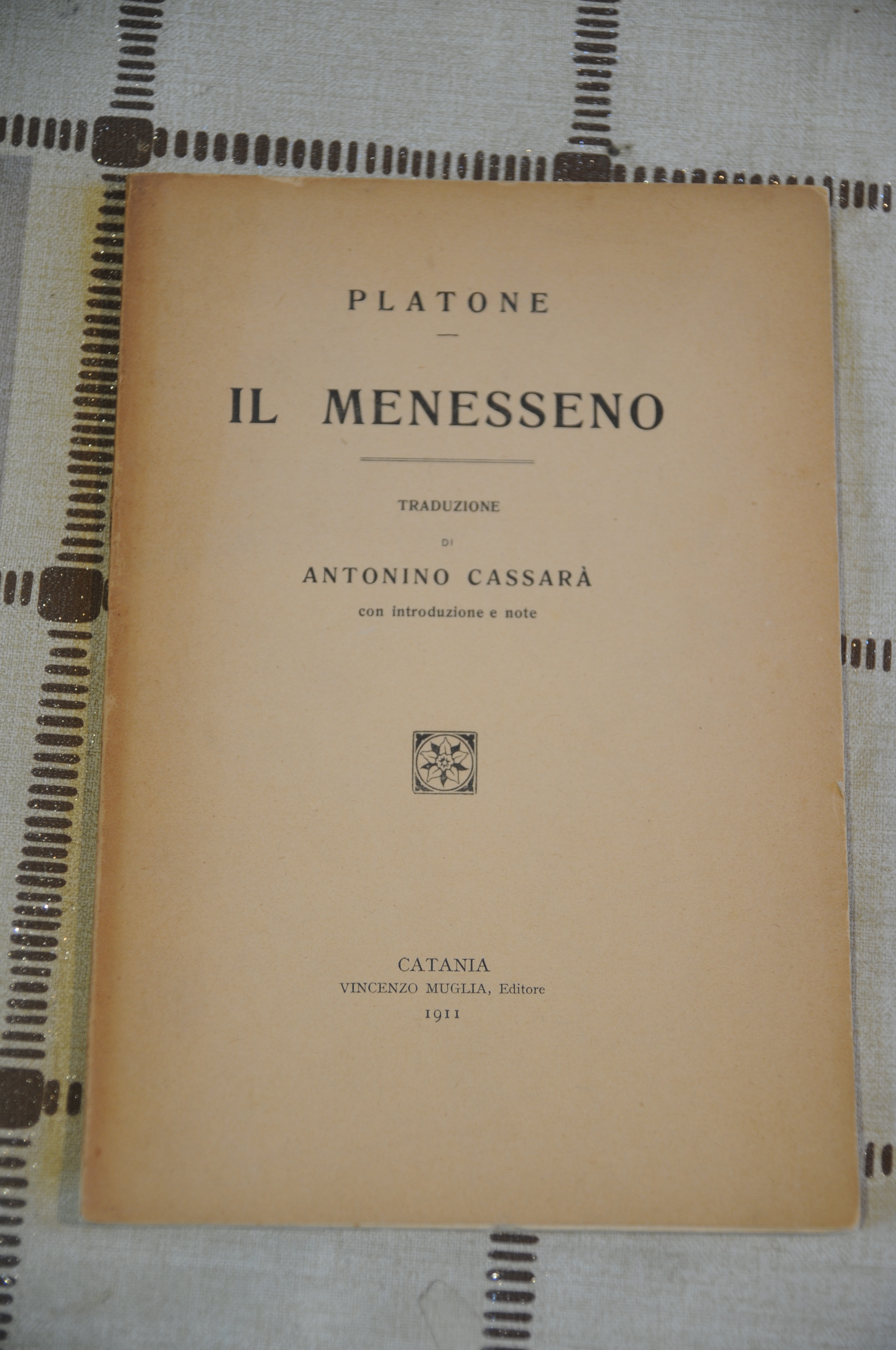 PLATONE il menesseno traduzione e note di NUOVO