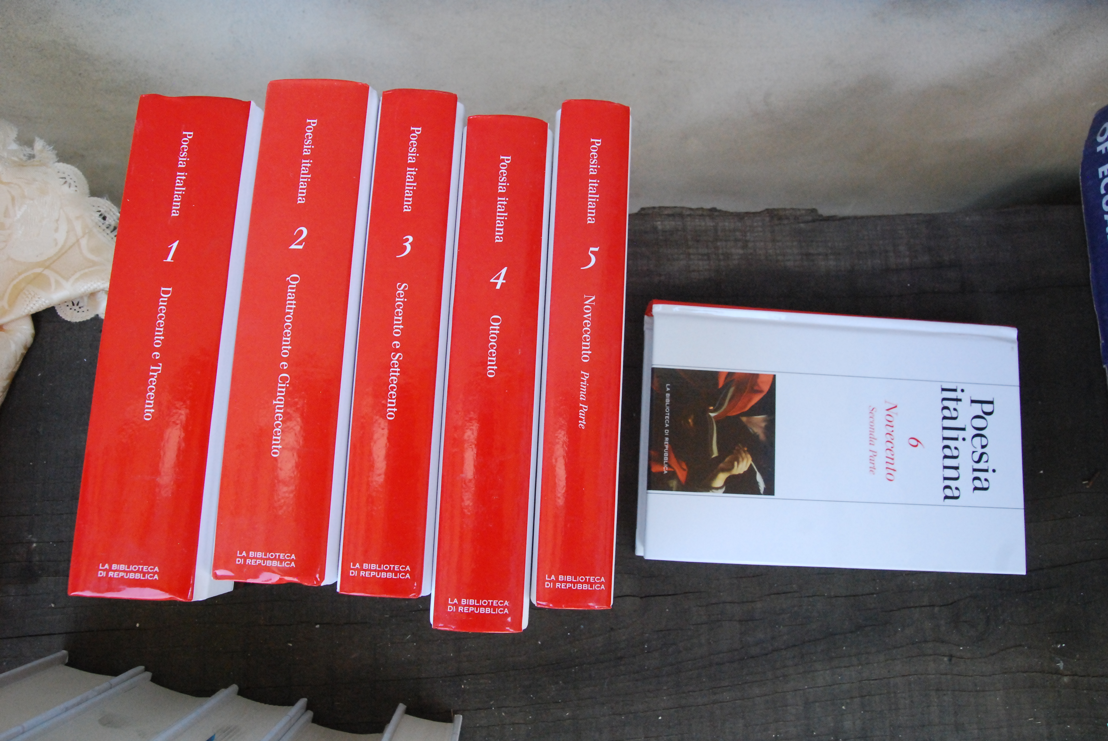 poesia italiana voll. 1,2,3,4,5,6 cpl. NUOVI