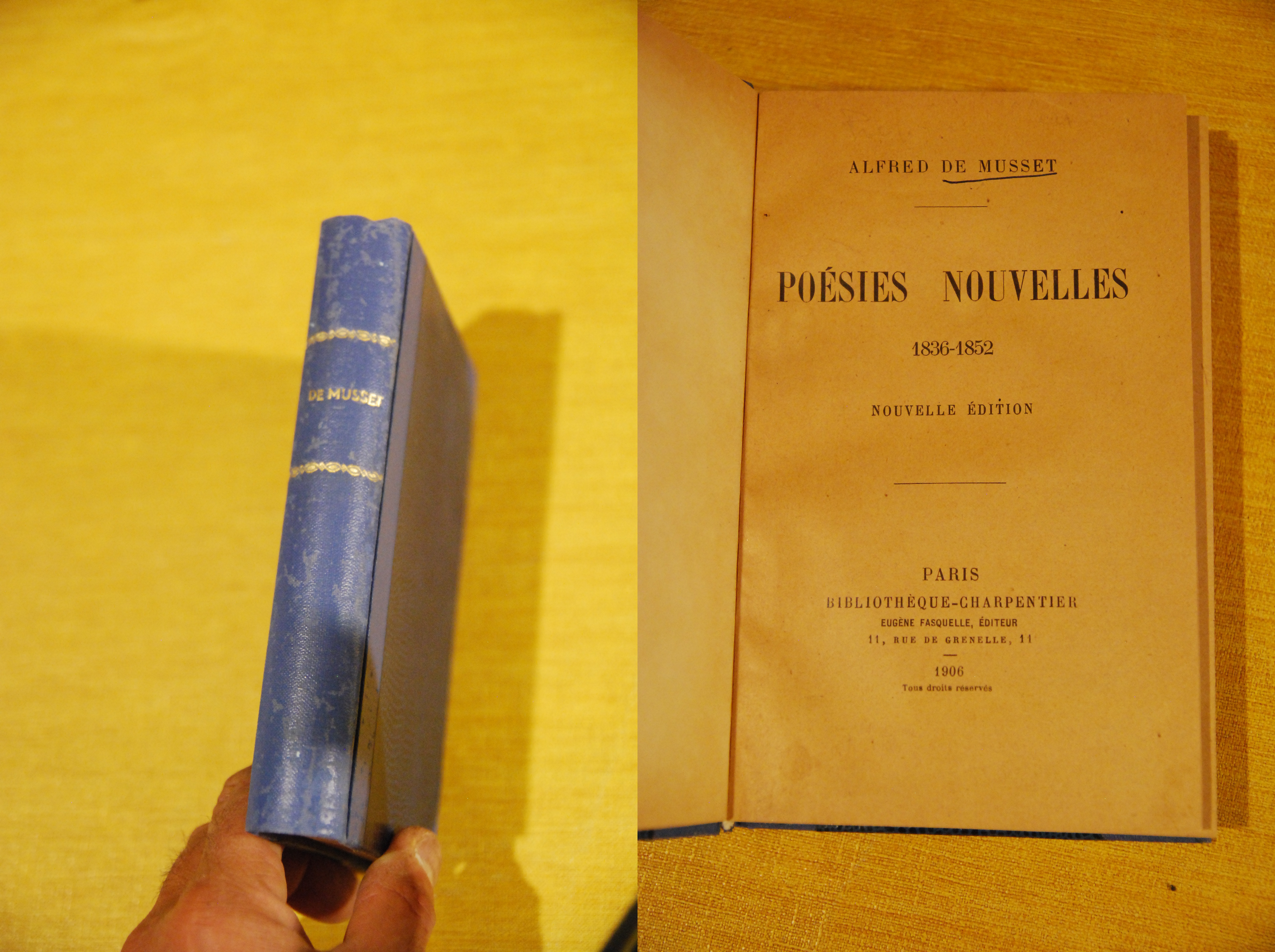 poesies nouvelles 1836-1852 nouvelle edition