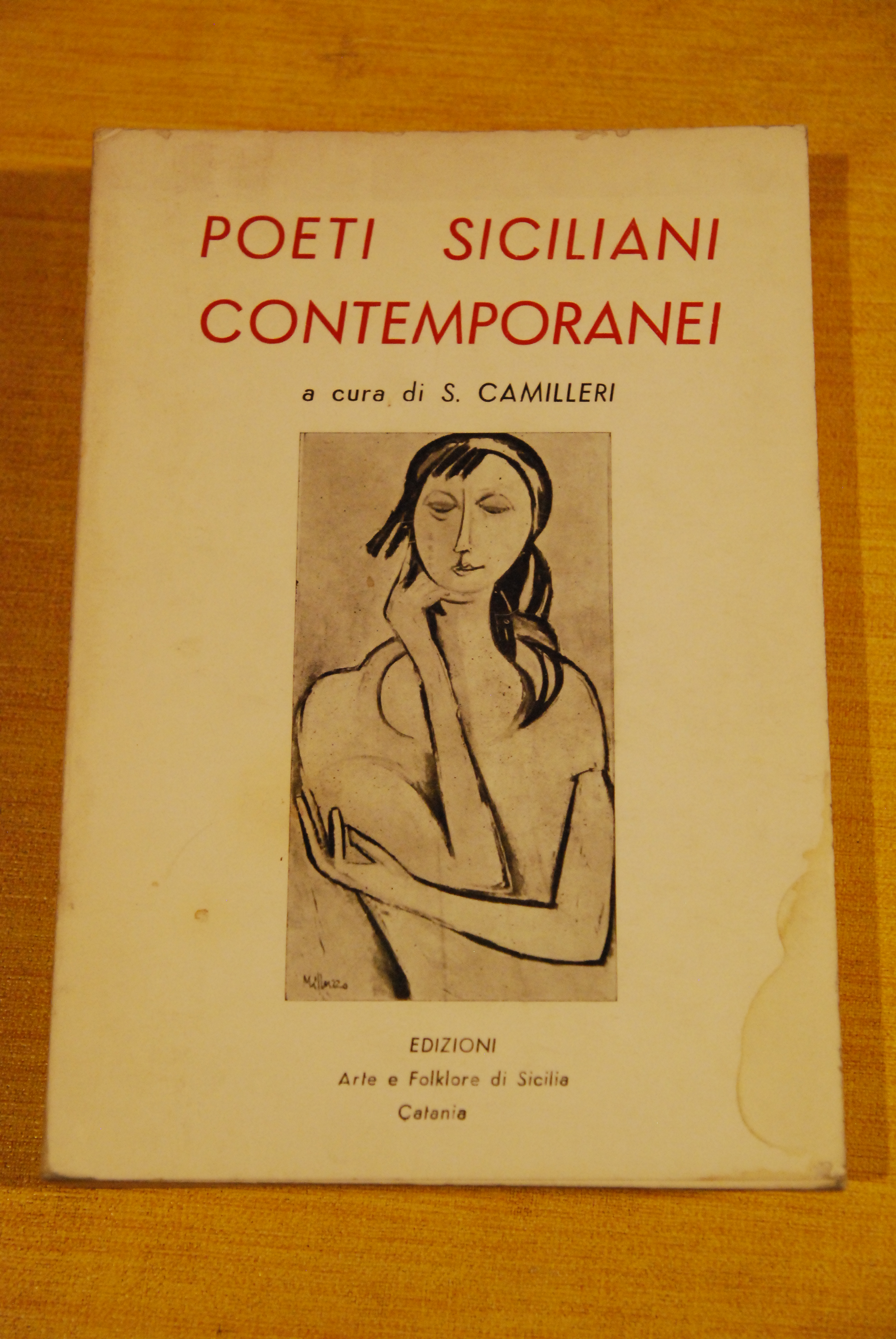 poeti siciliani contemporanei autografato dall'autore con dedica