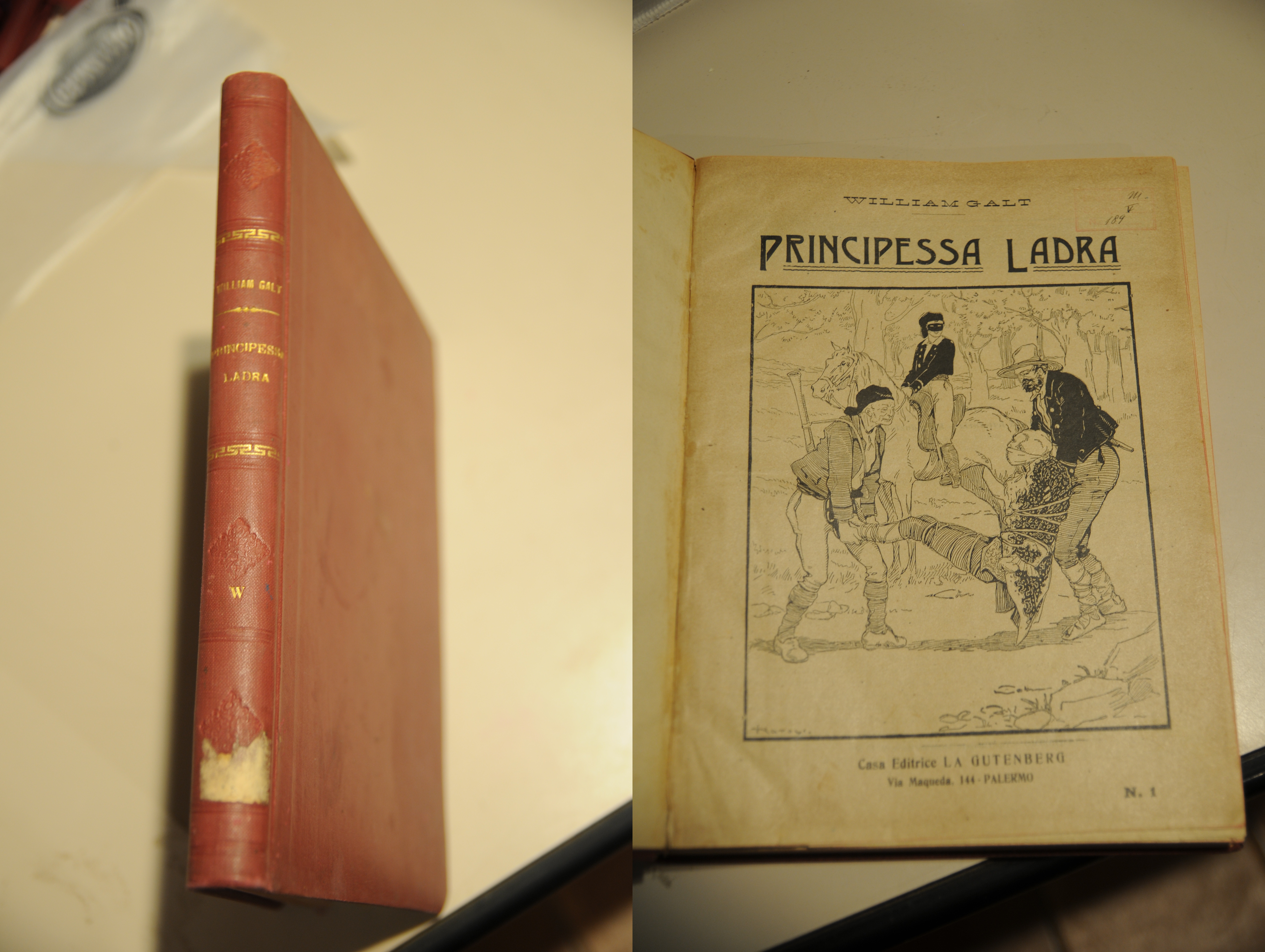 principessa ladra 1 ed. gutenberg ottime cdz.