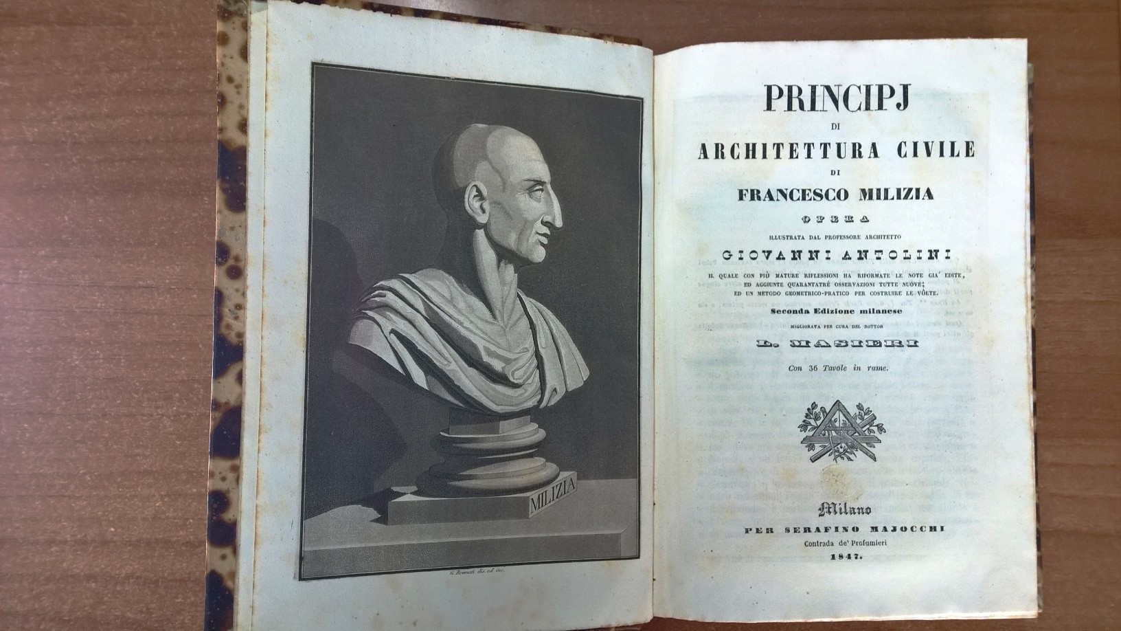 Principi di Architettura Civile Illustrata, opera di Antolini migliorata da …