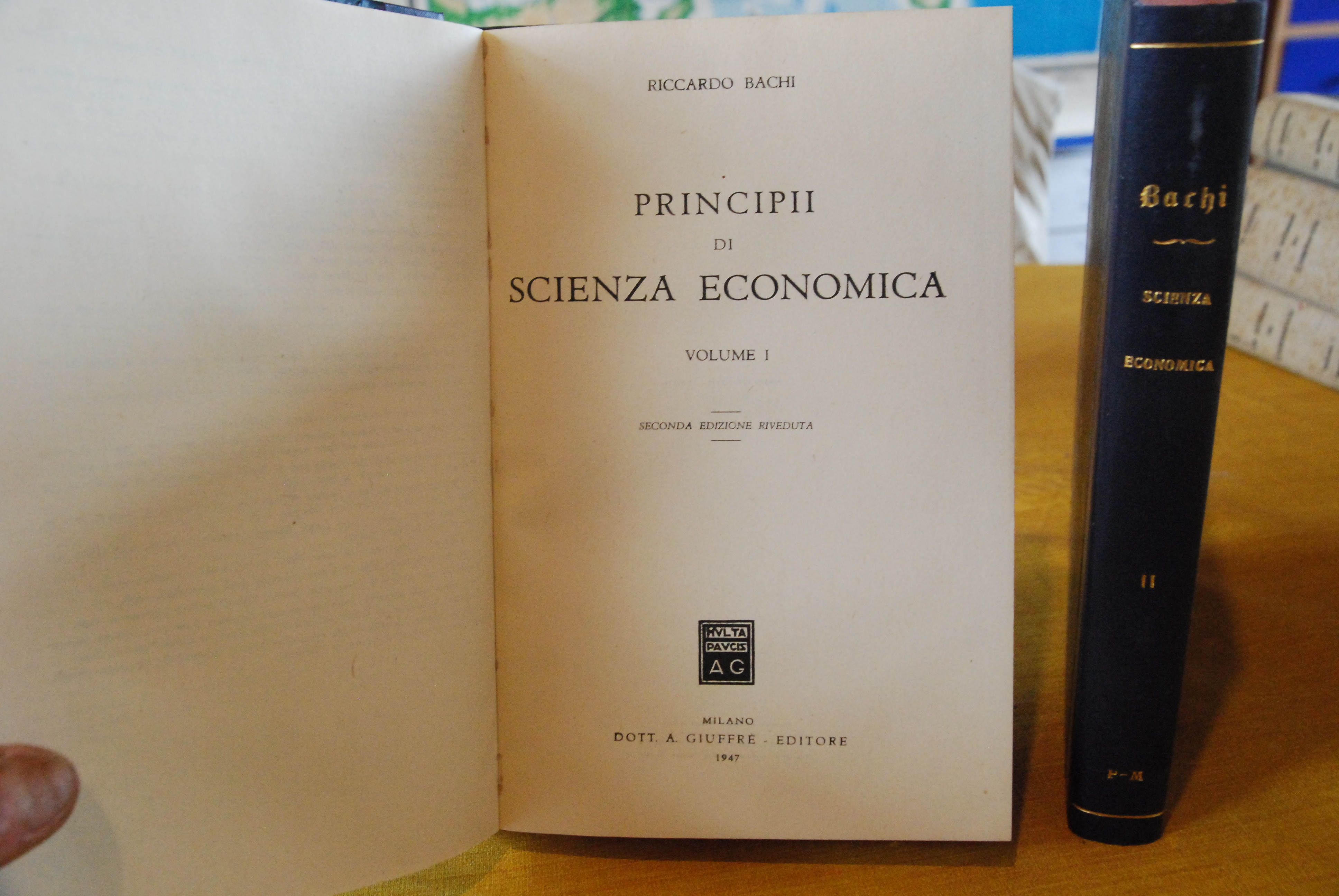 principii di SCIENZA ECONOMICA vol. I 1