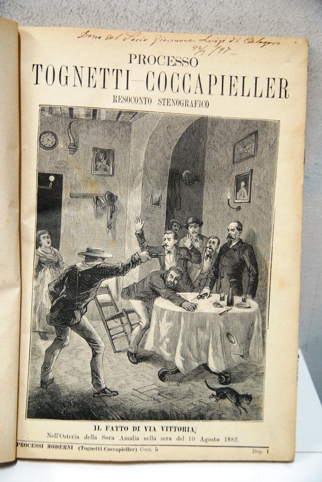 processo tognetti coccapieller resoconto stenografico 22 dispense cpl.