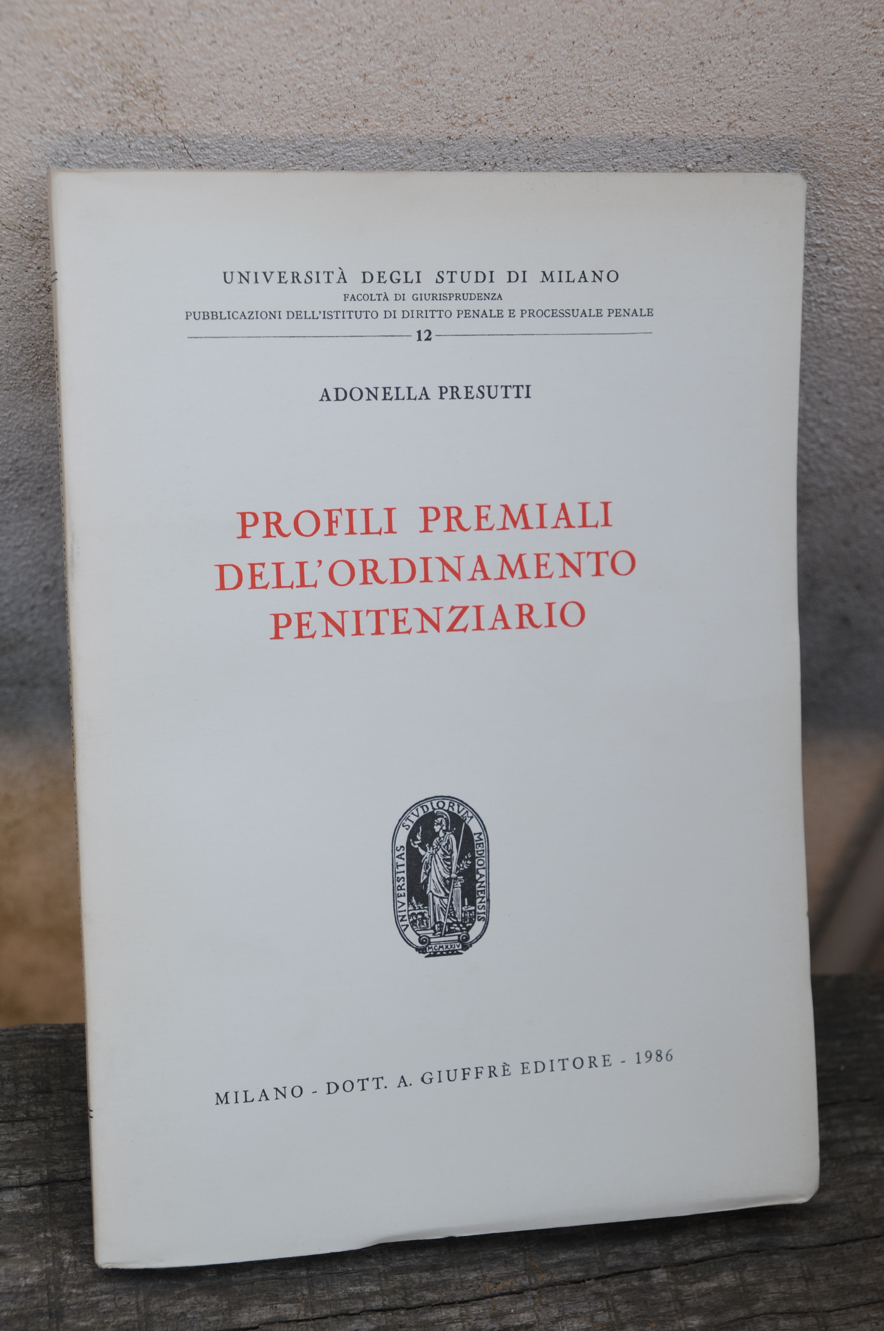 profili premiali dell'ordinamento penitenziario NUOVISSIMO