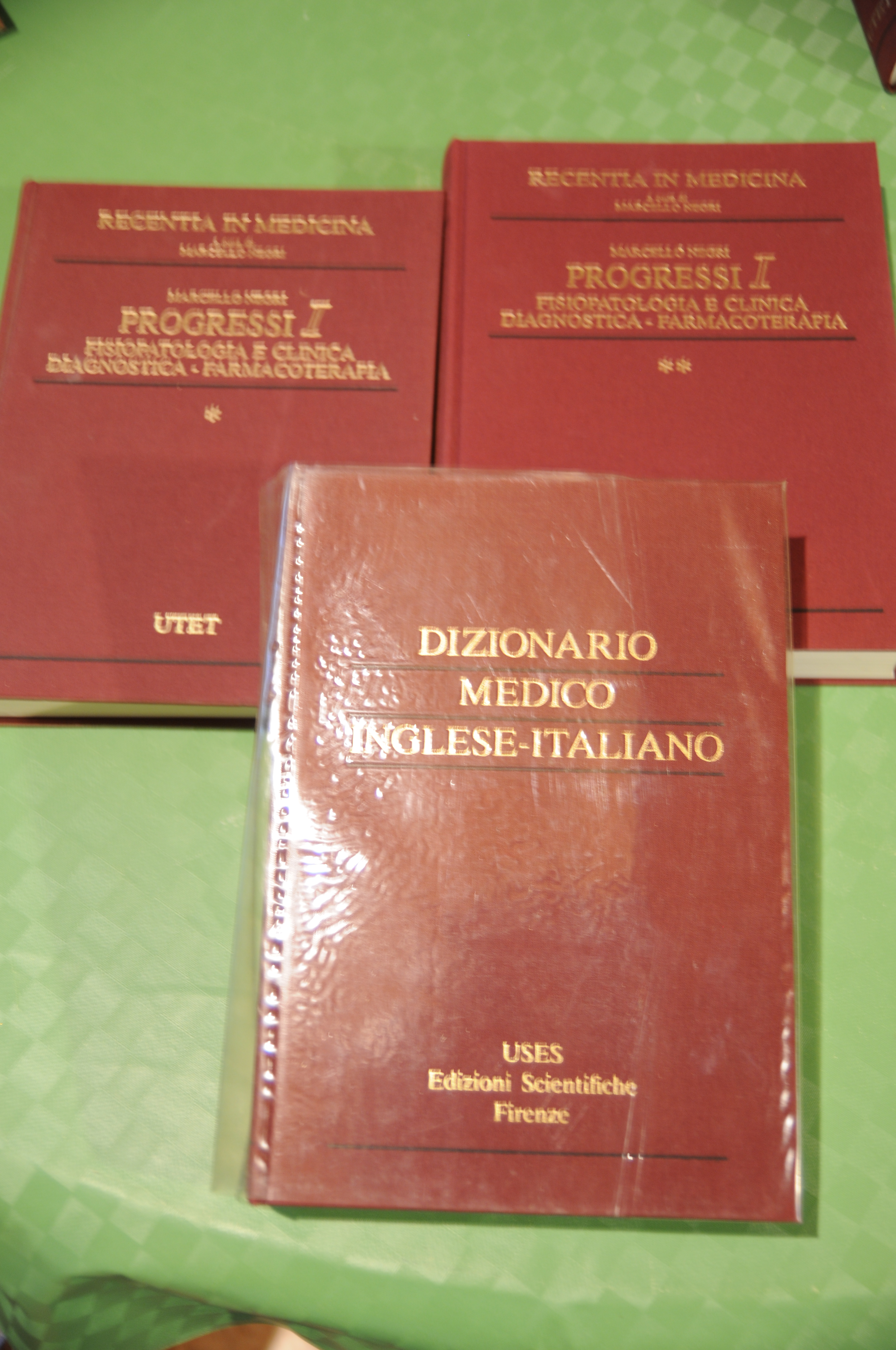 PROGRESSI FISIOPATOLOGIA e clinica 2 voll. e dizionario medico inglese …