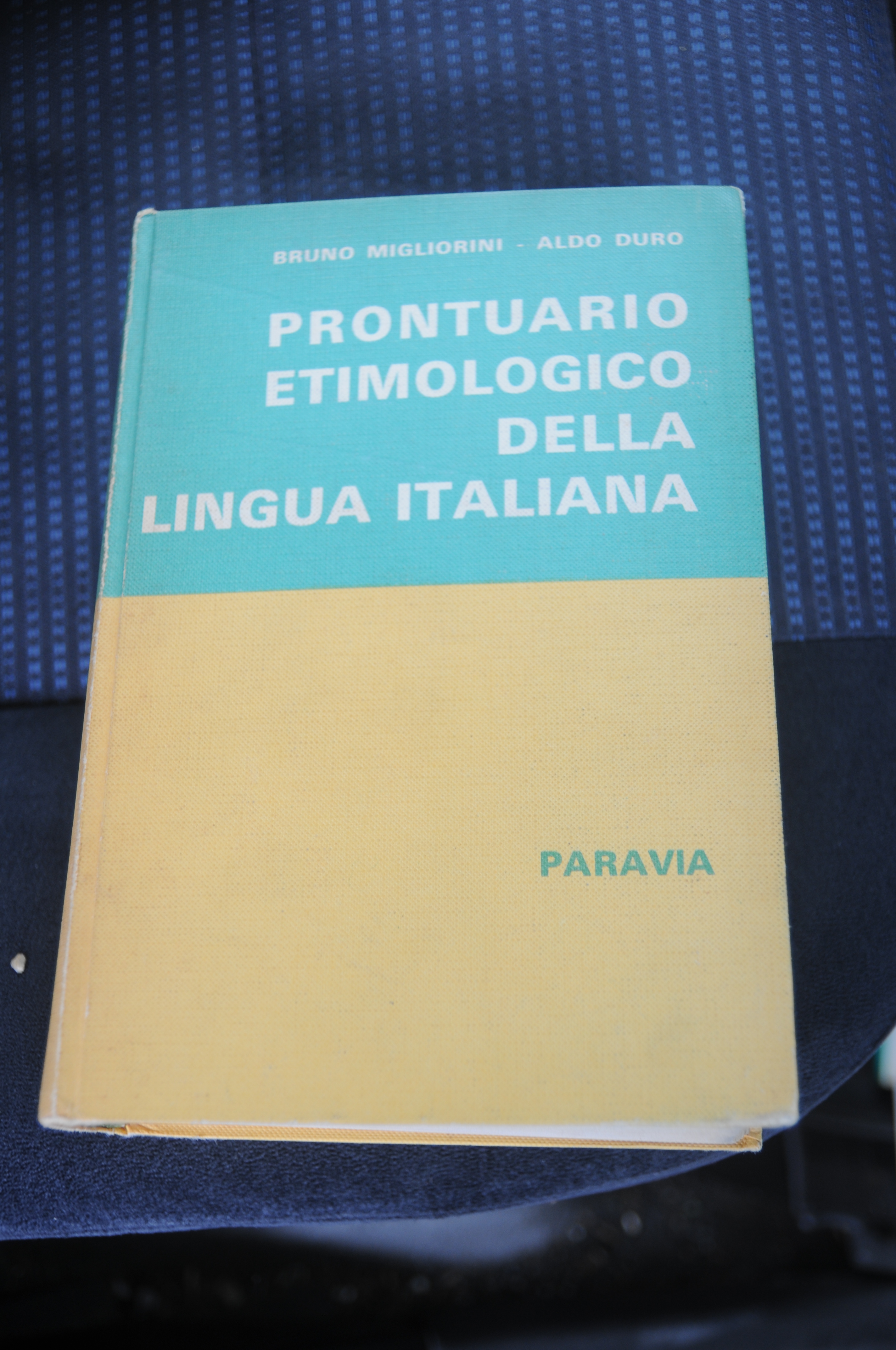 prontuario etimologico della lingua italiana NUOVO