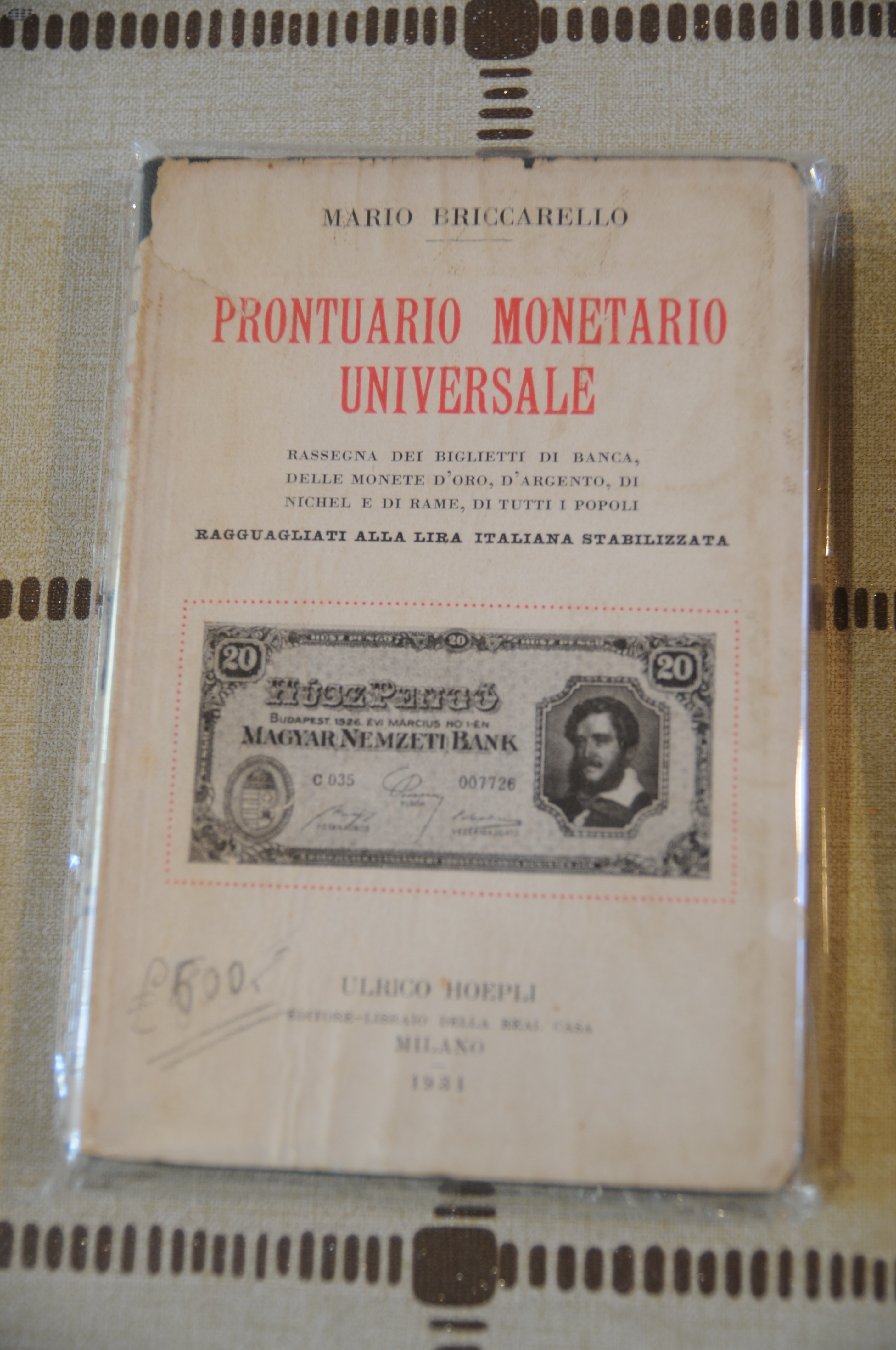 prontuario monetario universale