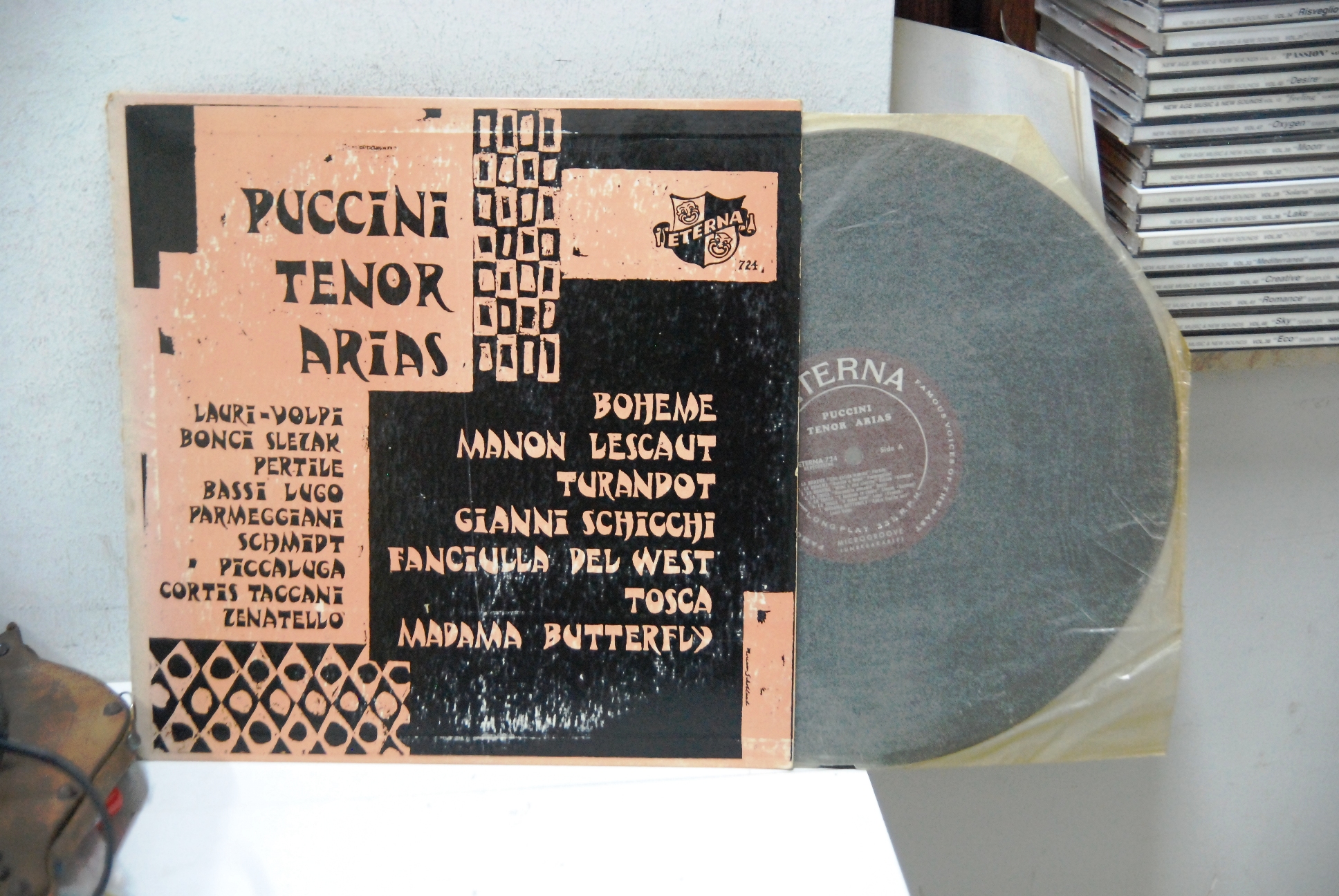 puccini tenor arias LP Vinile nuovo