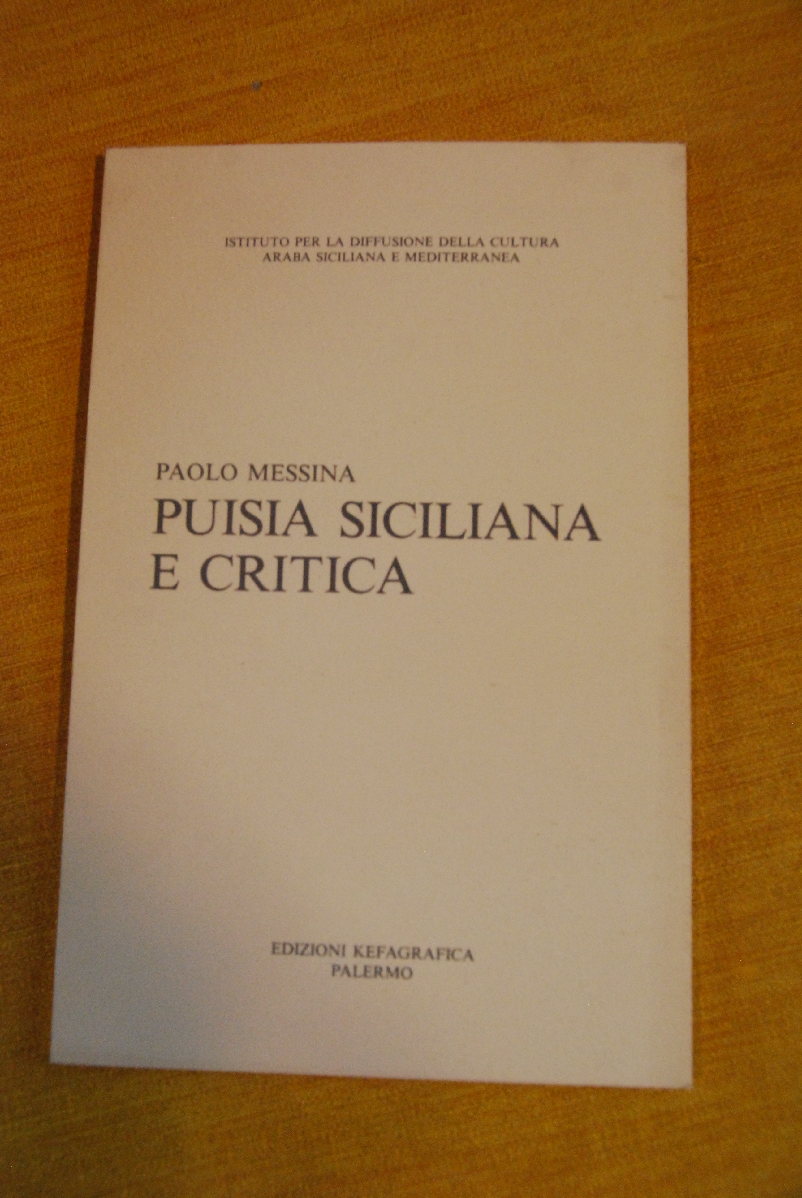 puisia siciliana e critica NUOVO