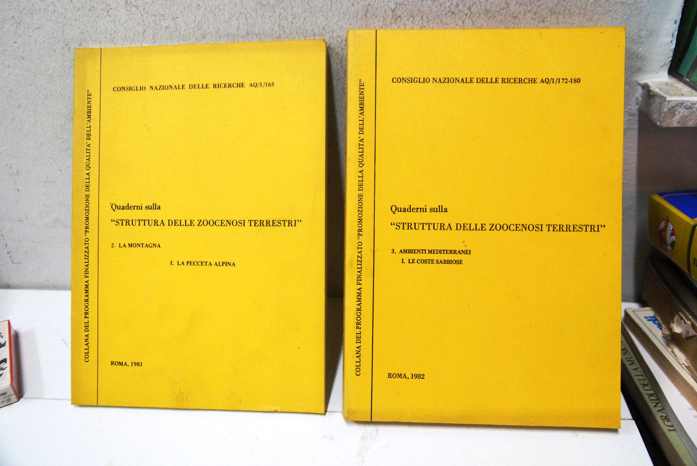 quaderni sulla struttura delle zoocenosi terrestri ambienti mediterranei le coste …