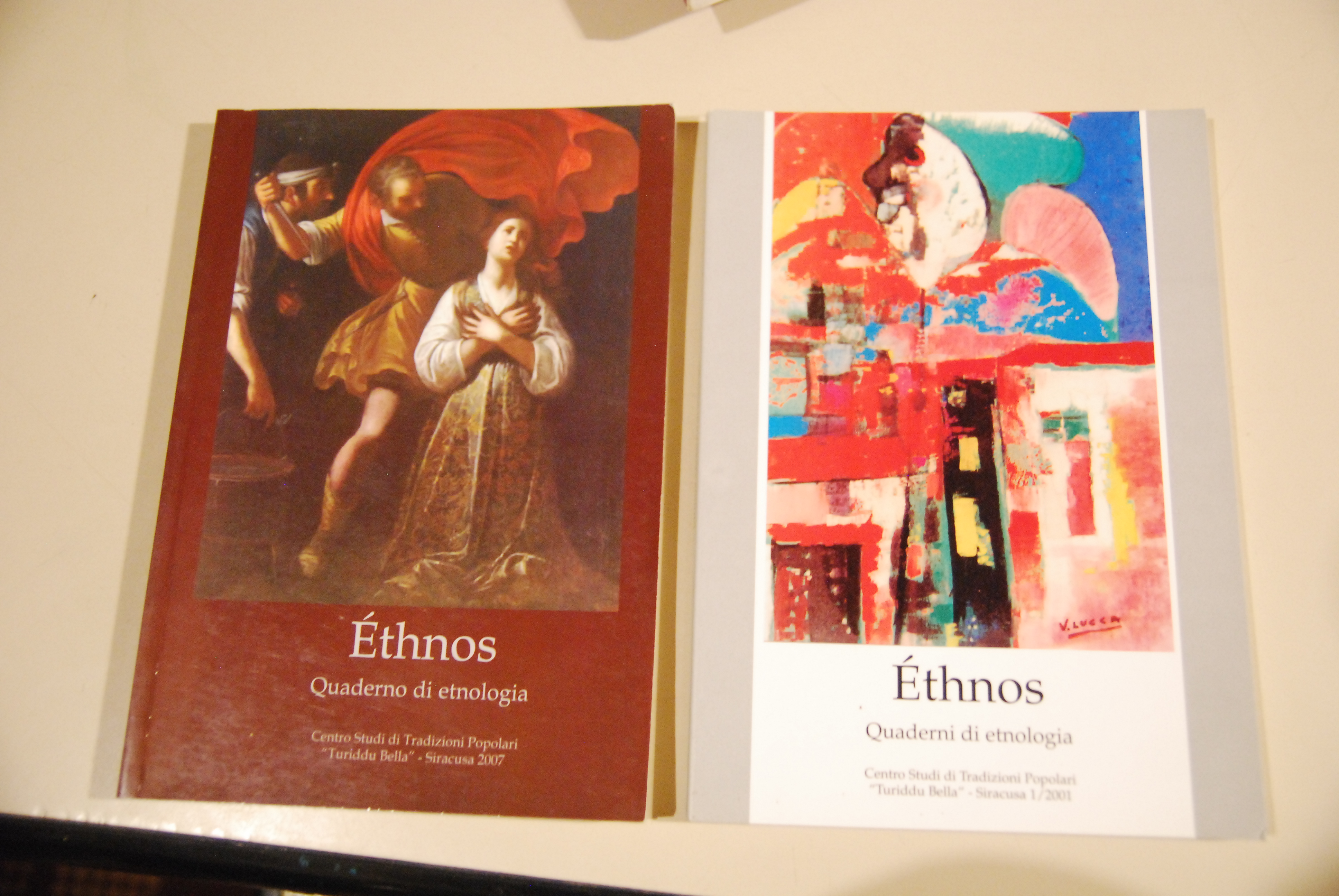 quaderno di etnologia 2007 e 2001