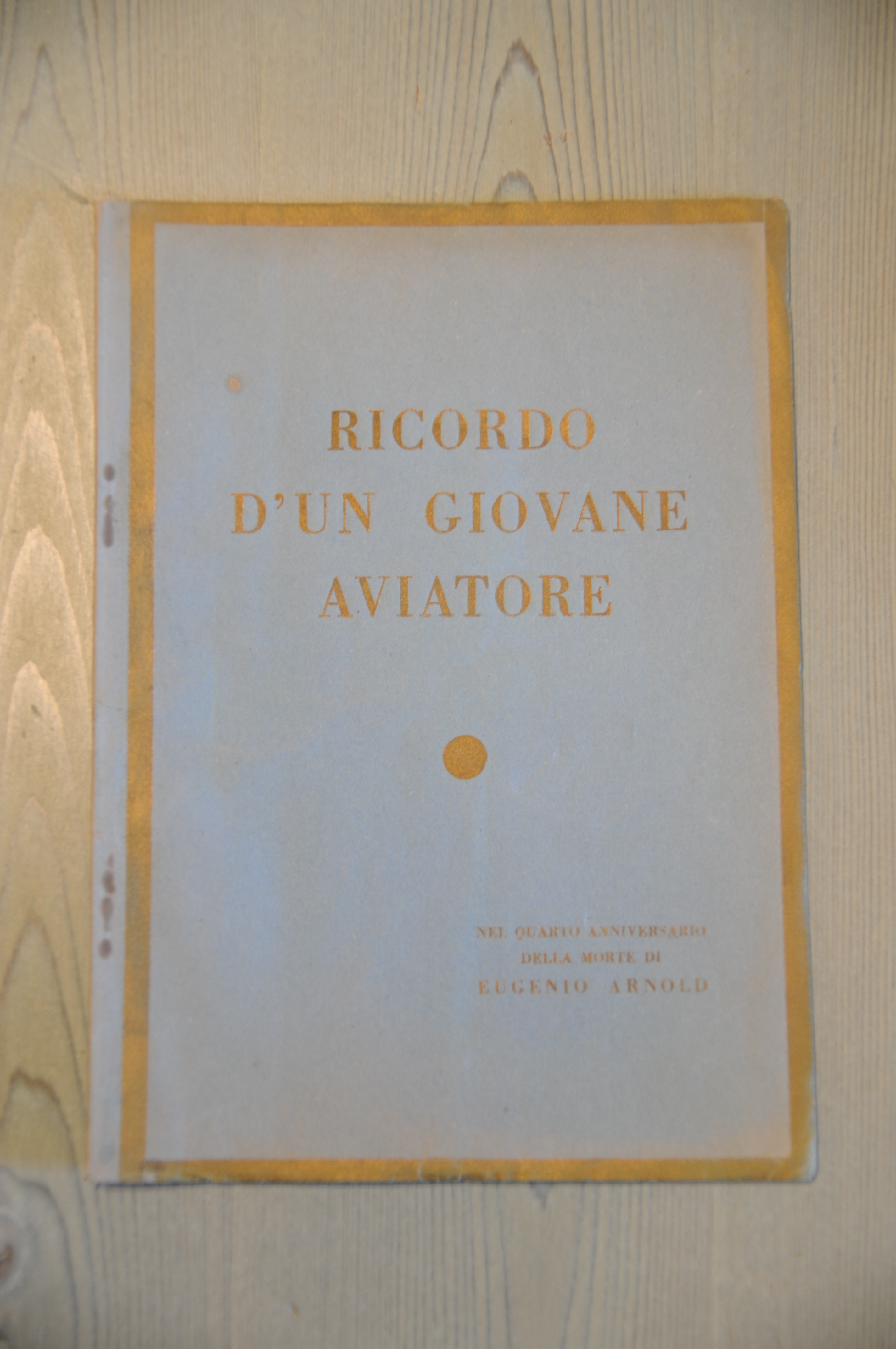 quarto anniversario della morte di eugenio arnold