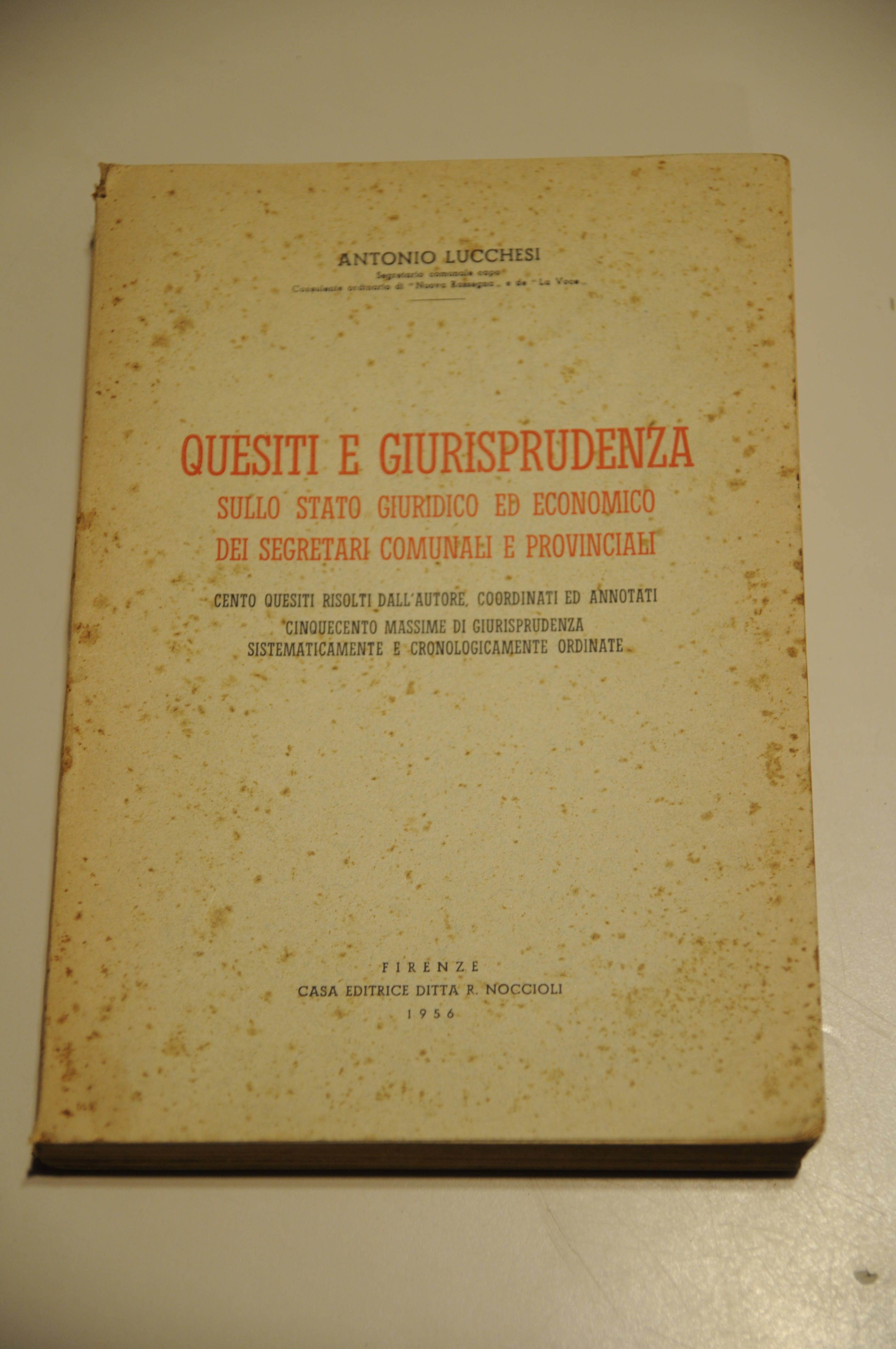 quesiti e giurisprudenza sullo stato giuridico ed economico dei segretari …