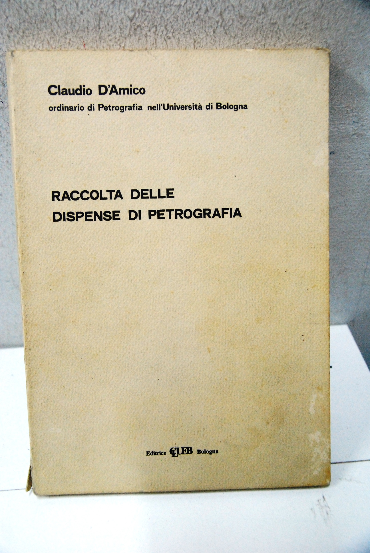 Raccolta delle dispense di petrografia (con tavole, 67pp)