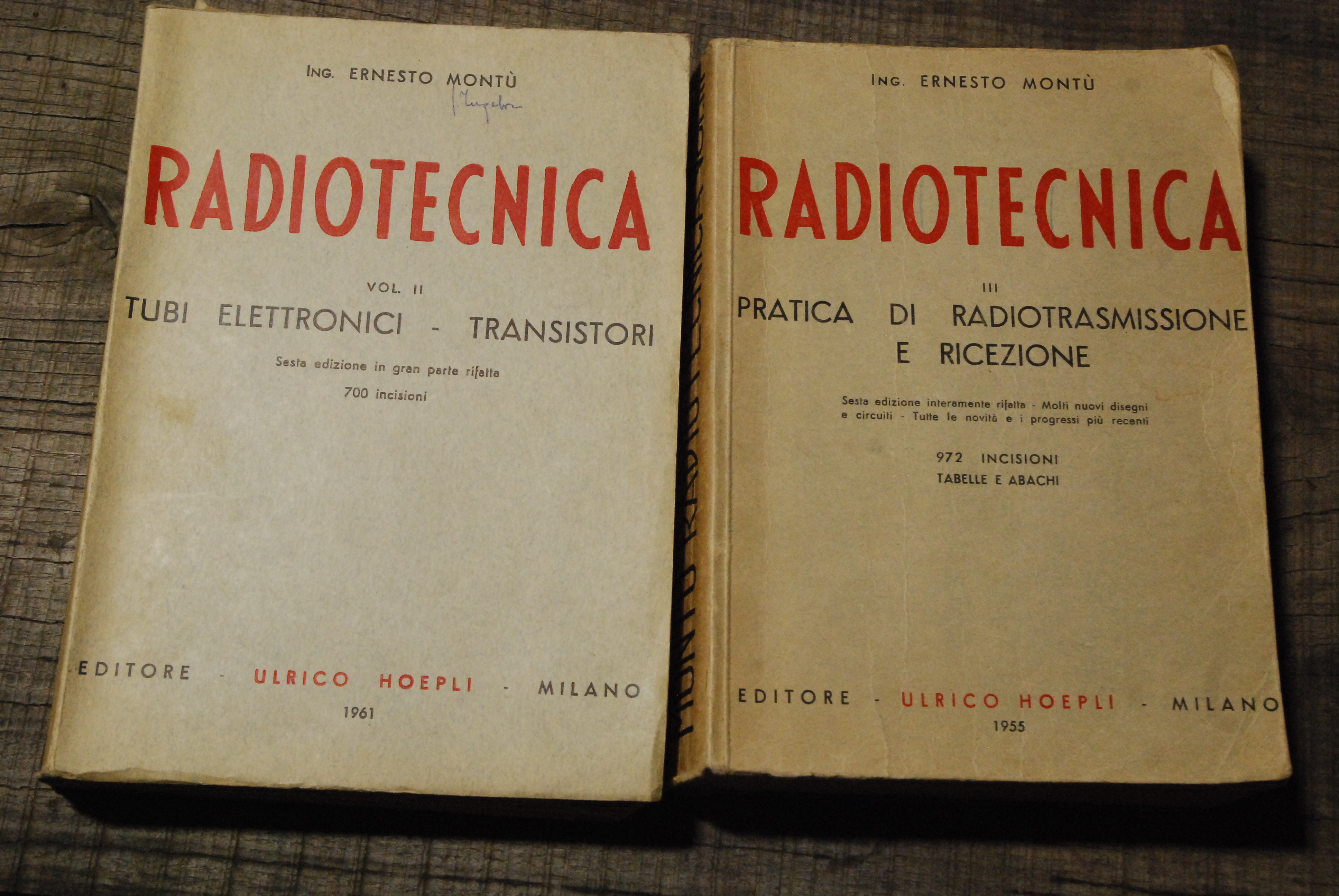 radiotecnica voll. II tubi elettronici transistori e III pratica di …