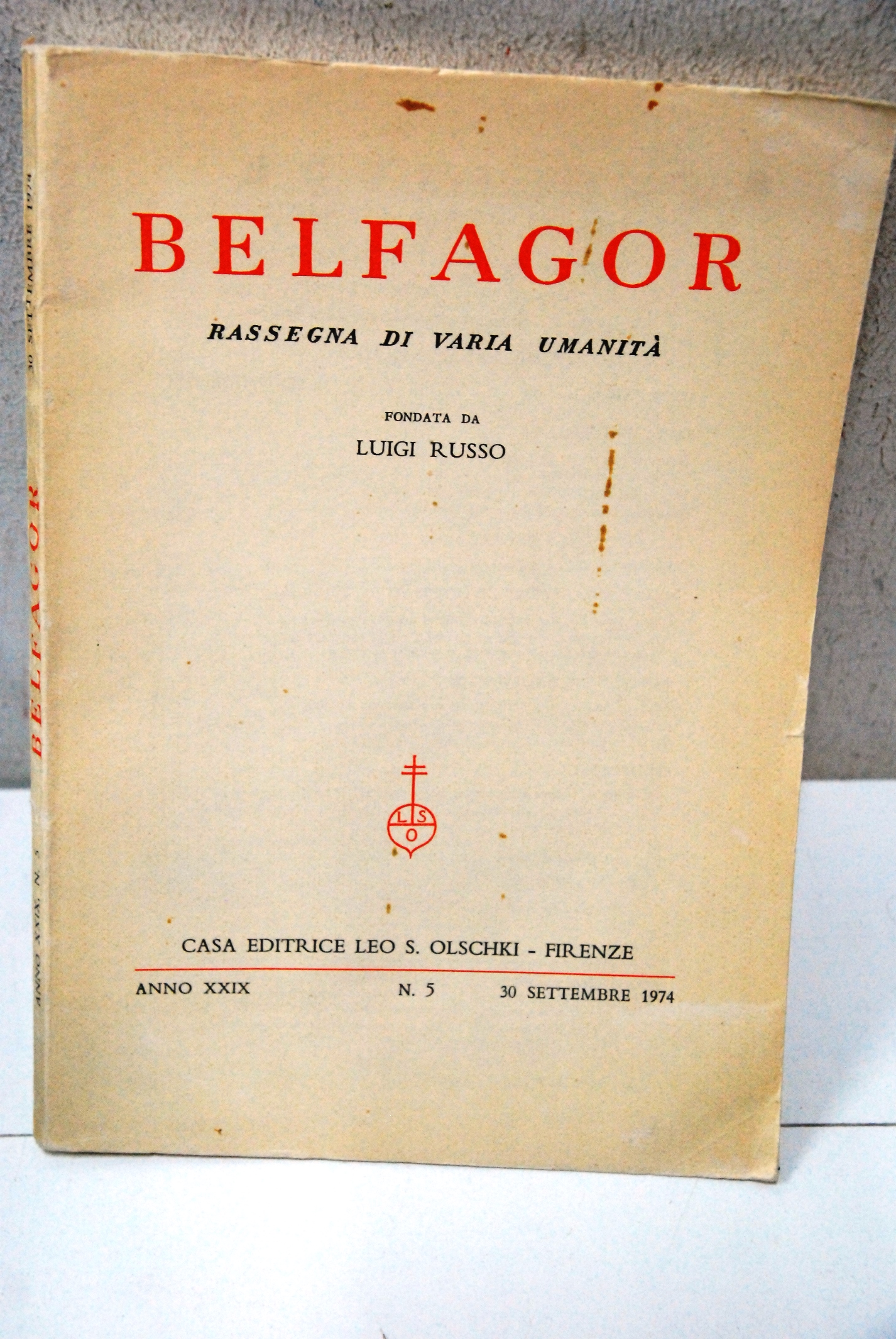 rassegna di varia umanità anno xxix n. 5 del 1974