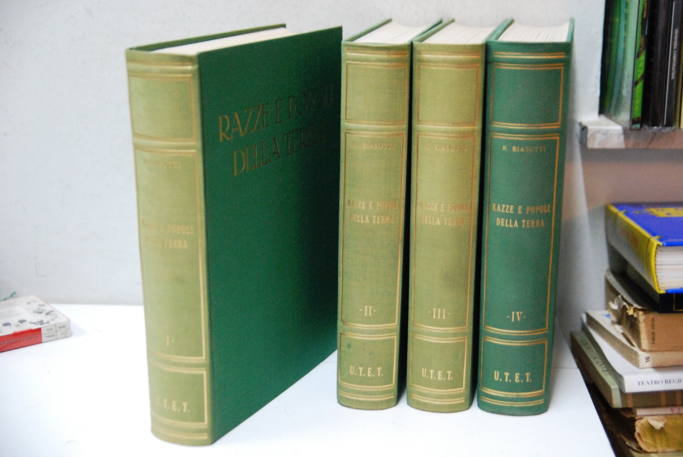 razze e popoli della terra 4 voll. opera cpl. ottime …