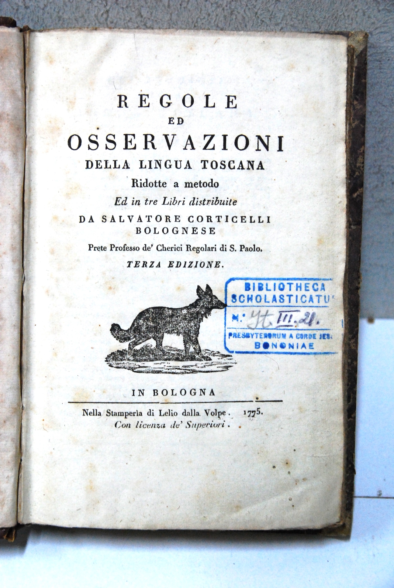 regole ed osservazioni della lingua toscana ottime cdz.