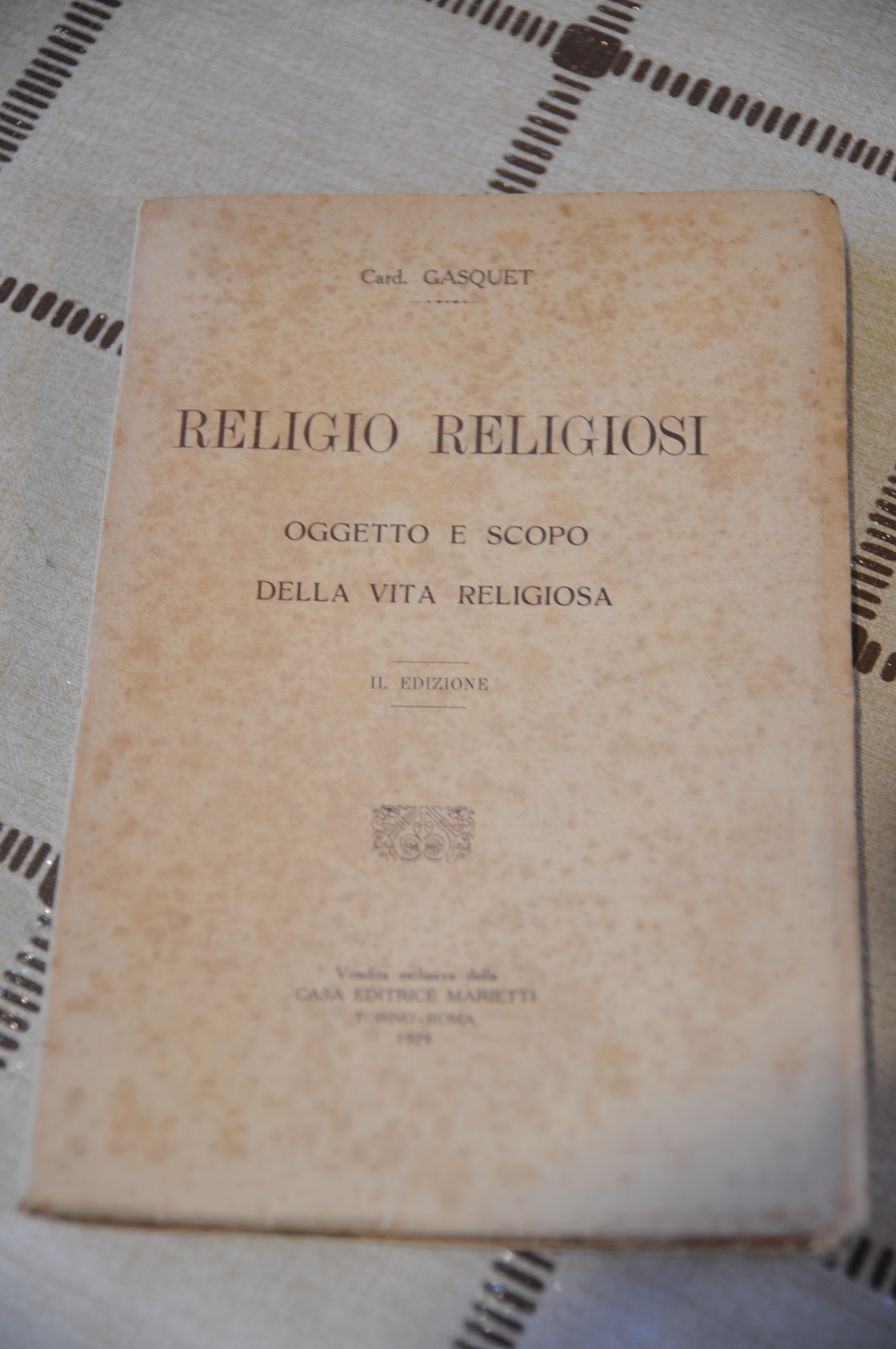 religio religiosi oggetto e scopo della vita religiosa NUOVO