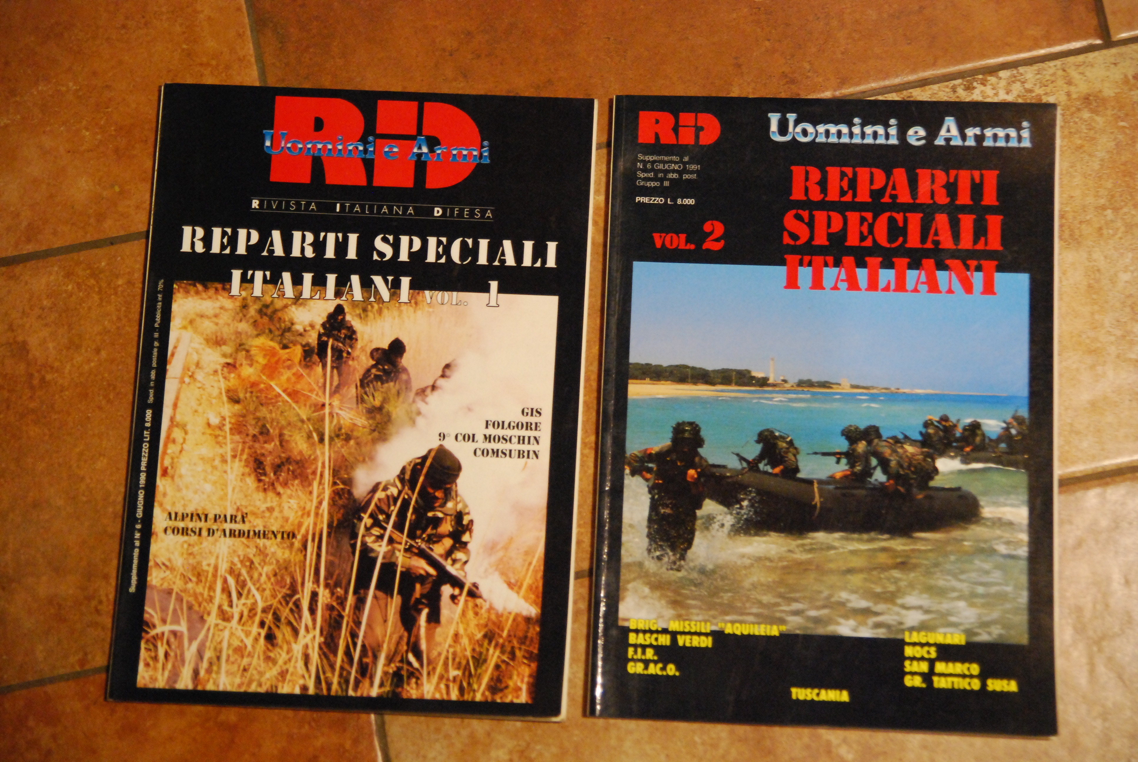 reparti speciali italiani 2 voll. opera cpl. NUOVI