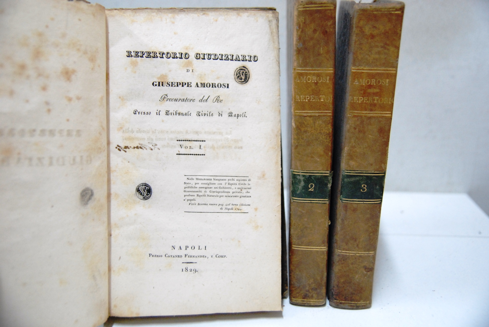 Repertorio giudiziario di g. a. procuratore del re presso il …