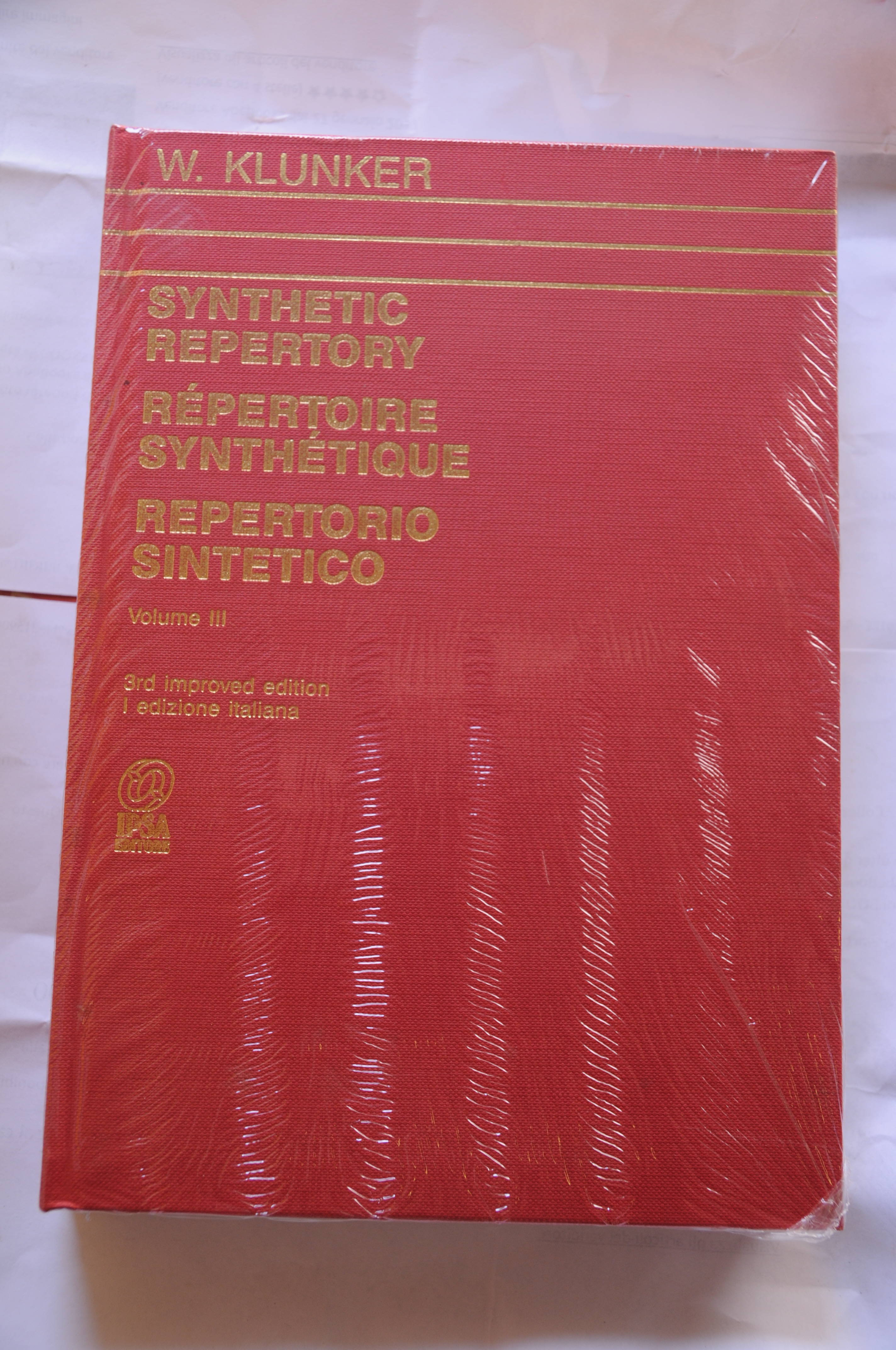repertorio sintetico volume III NUOVISSIMO disponibili più copie