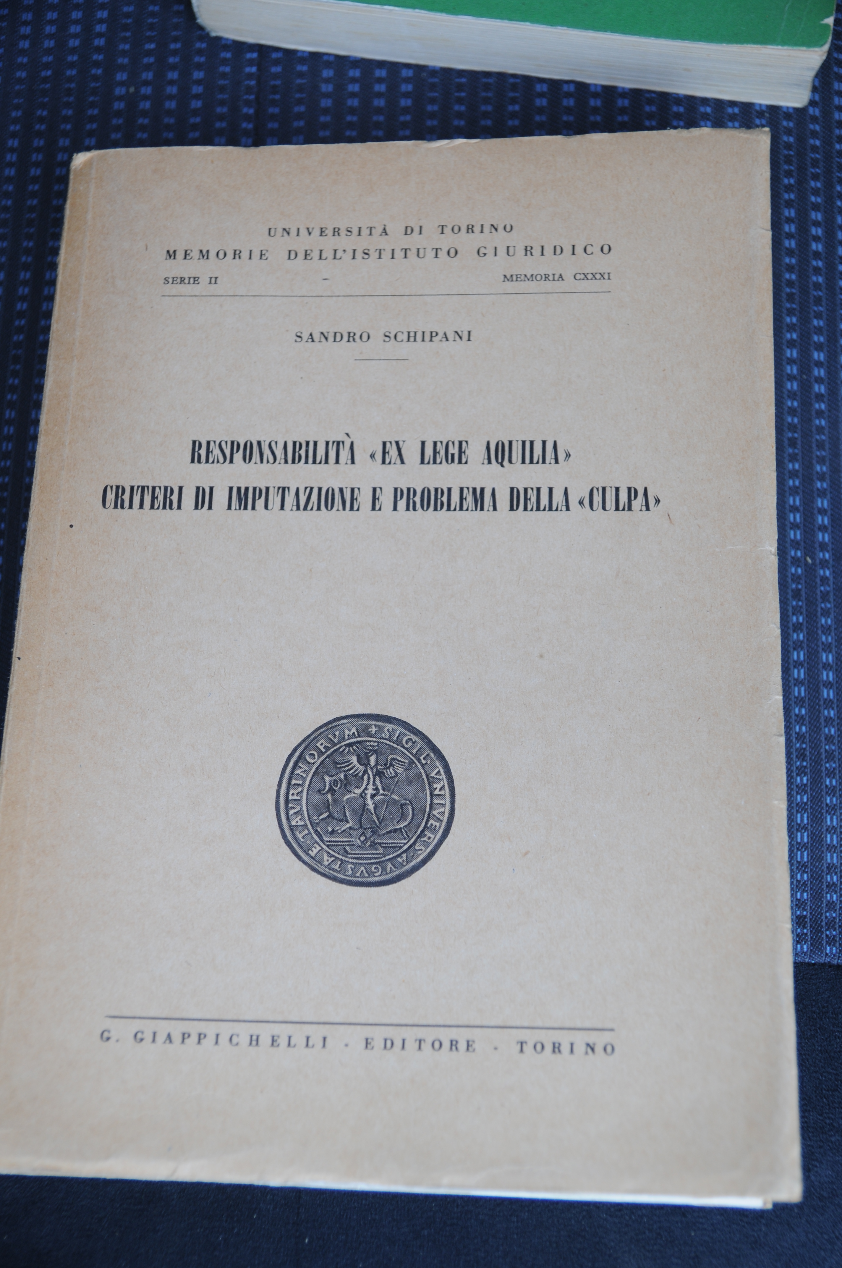 responsabilità responsabilita' ex lege aquilia criteri di imputazione e problema …