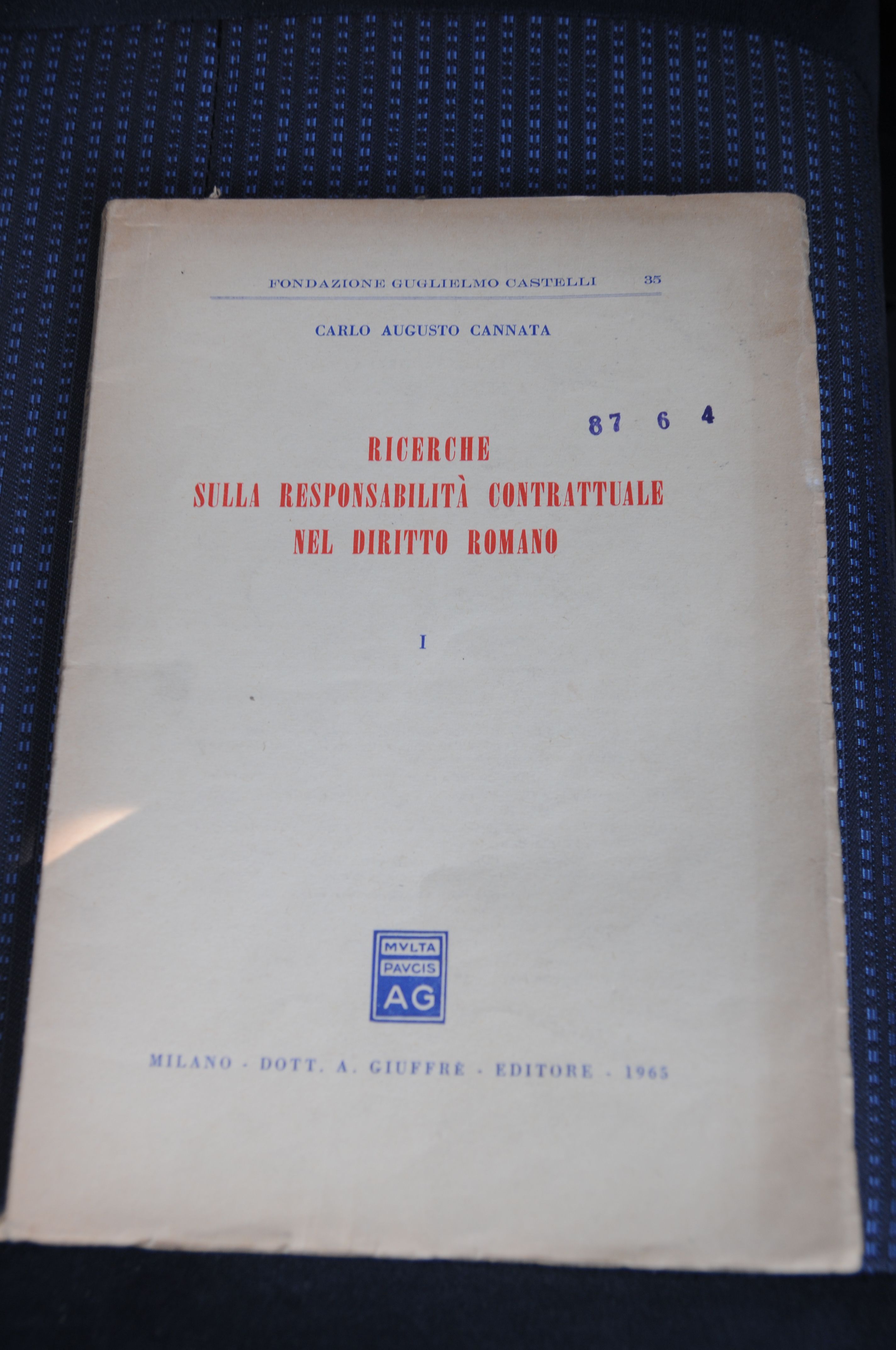 ricerche sulla responsabilità contrattuale nel diritto romano vol. 1 unico