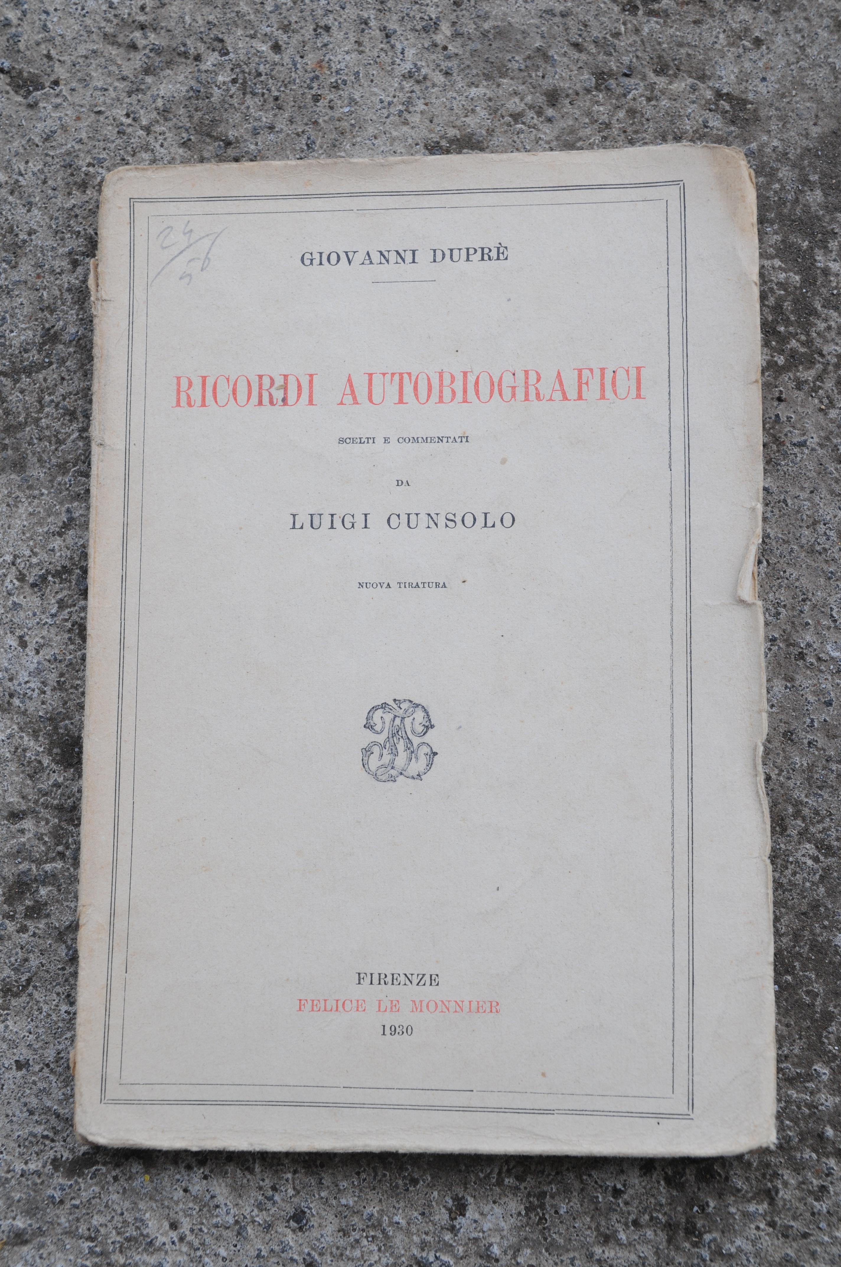 ricordi autobiografici NUOVO