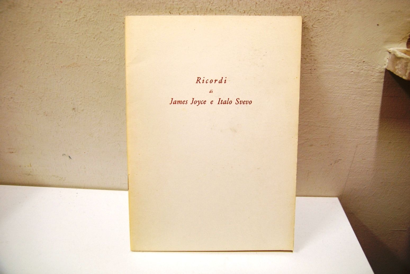 Ricordi di James Joyce e Italo Svevo