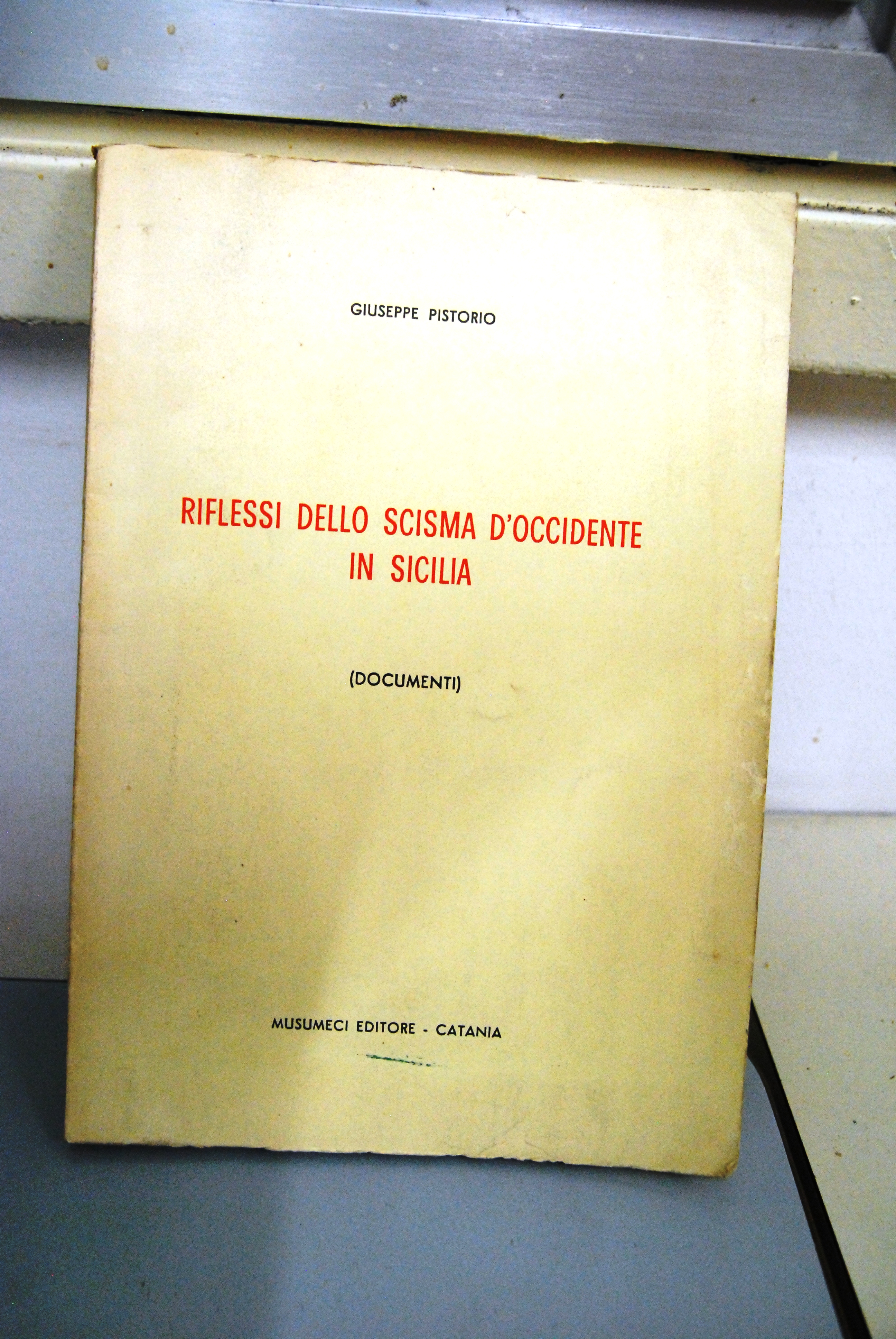riflessi dello scisma d'occidente in sicilia NUOVO