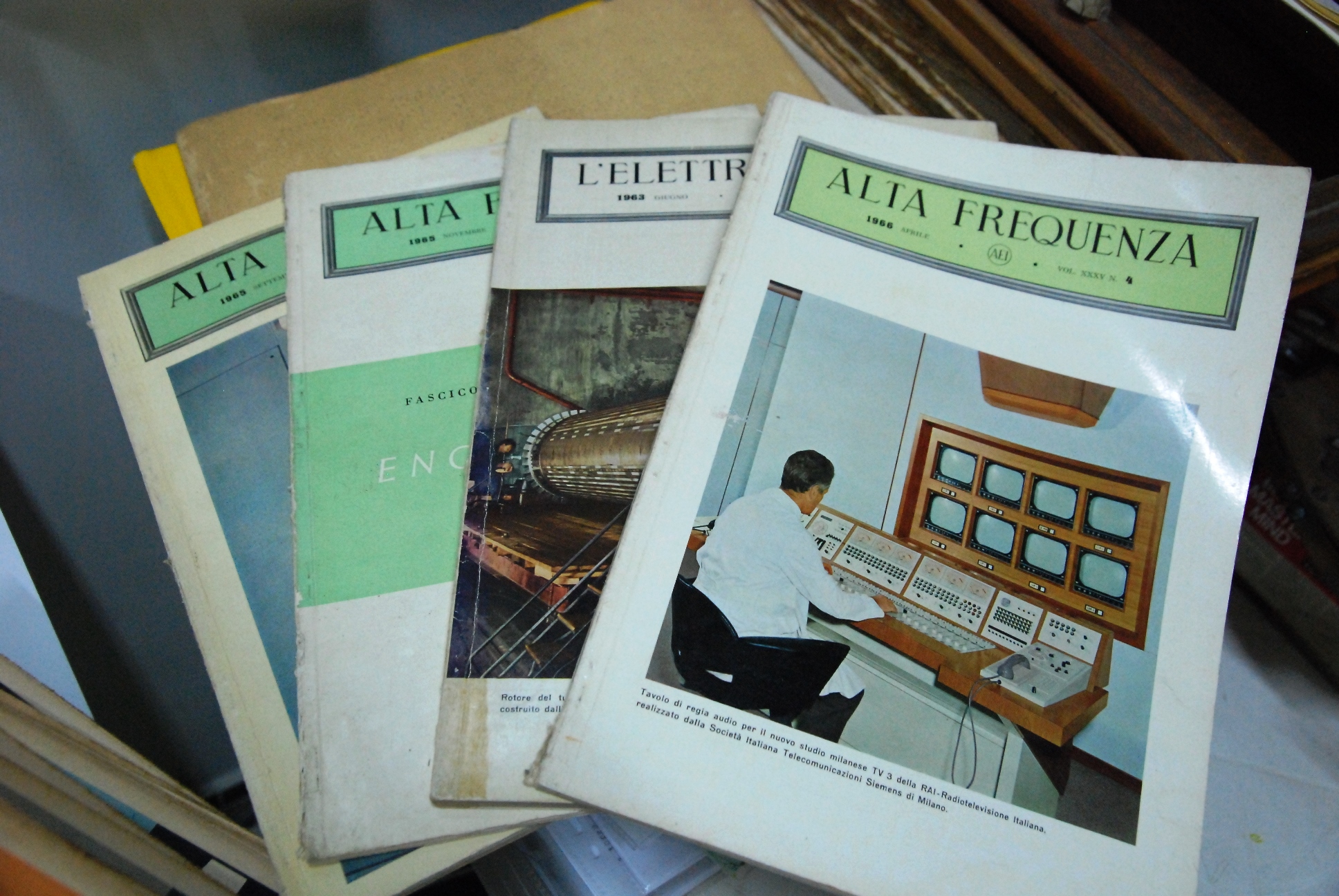 Rivista alta frequenza numeri degli anni 1963 1965 1966