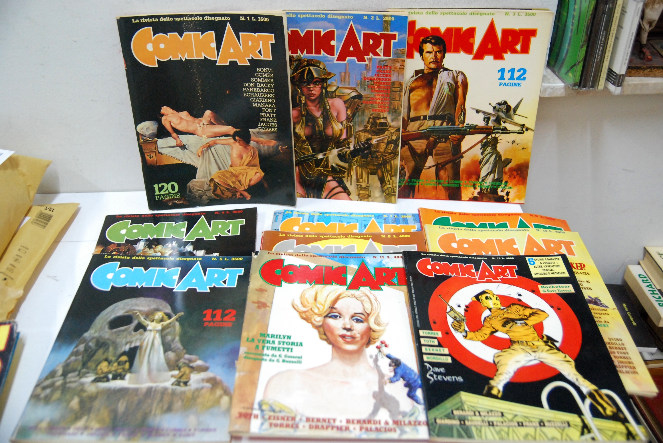 rivista comic art - la rivista dello spettacolo disegnato numeri …