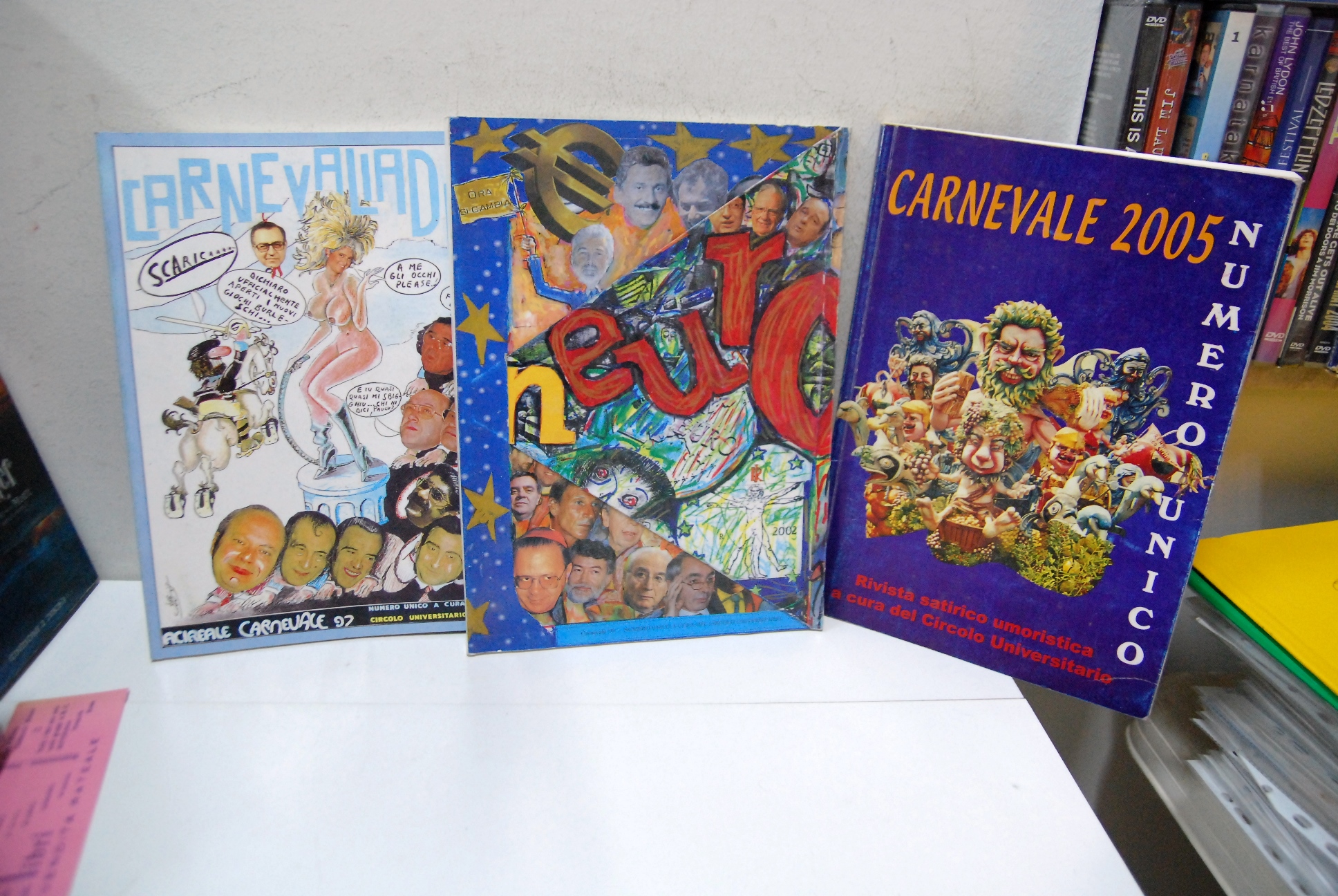 Rivista del carnevale carnevaliadi anni 1997 1999 2005