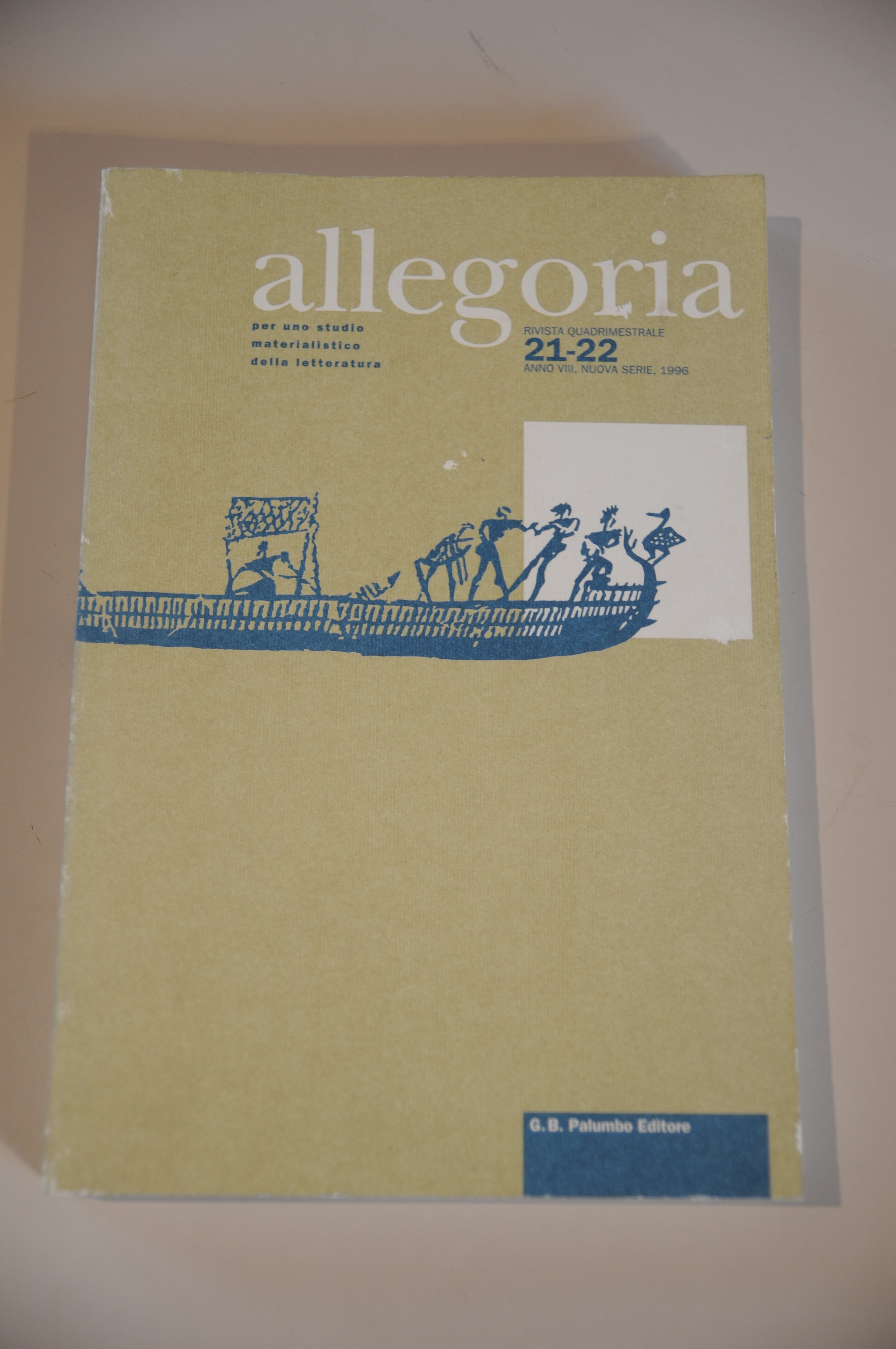 rivista quadrimestrale 21-22 anno VIII 1996 NUOVO