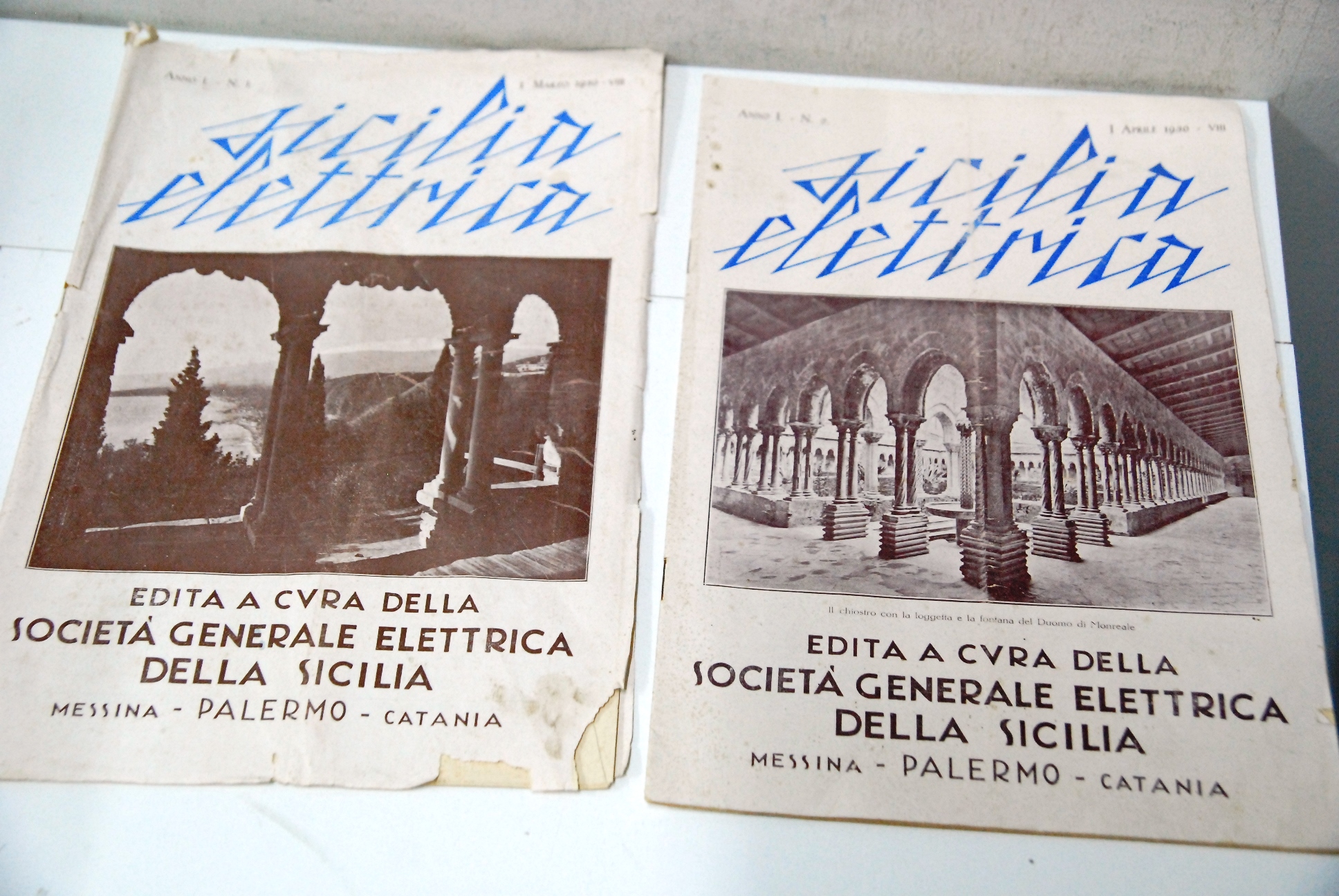 rivista Sicilia Elettrica anno 1 n. 1 e 2