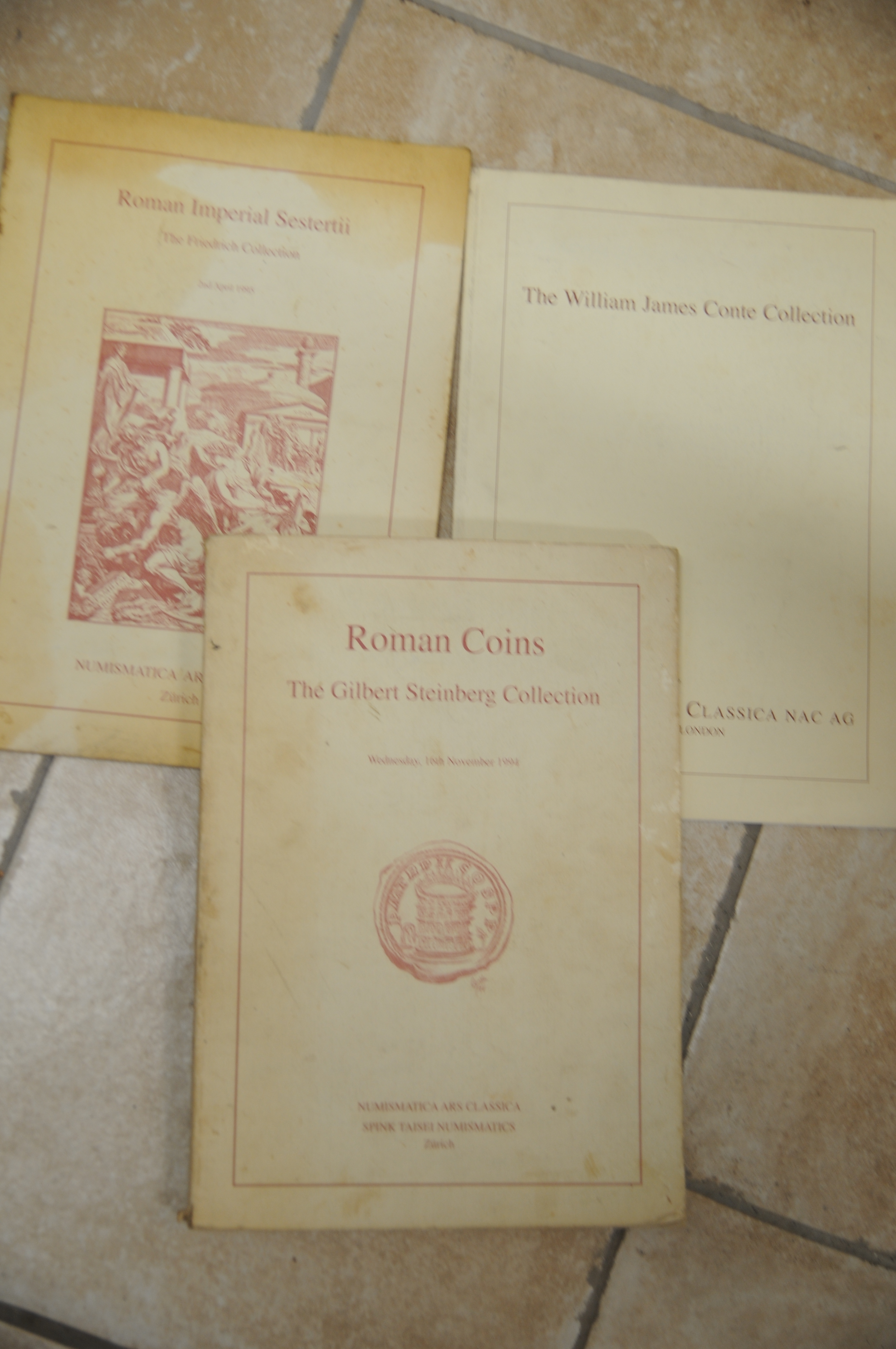 roman imperial sestertii coins gilbert steinberg william james conte collection