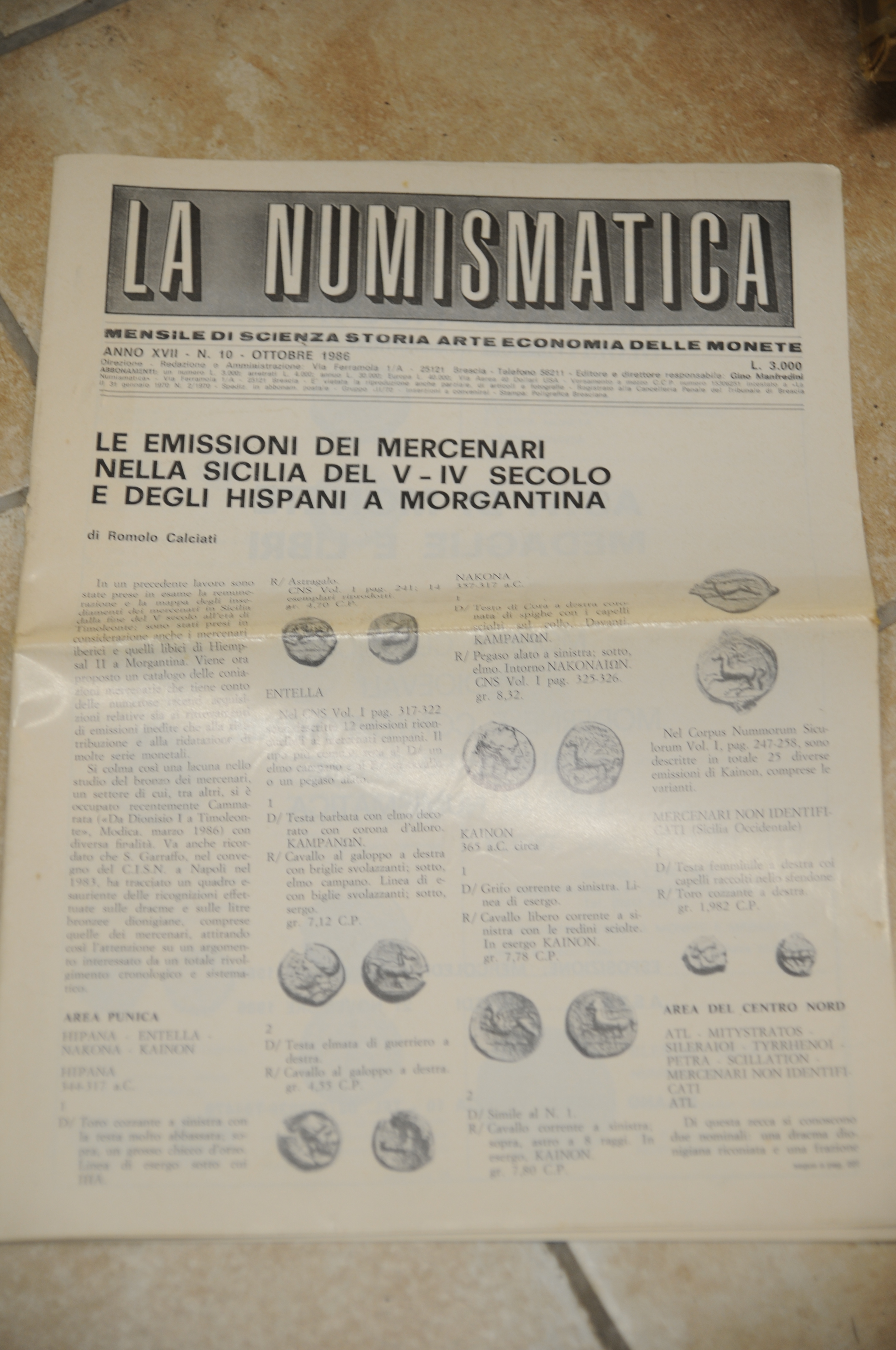 romolo calciati n. 10 le emissioni dei mercenari nella sicilia …